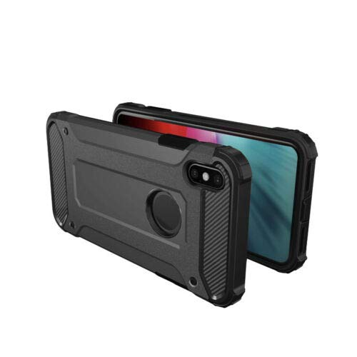 SuperGuardZ Heavy Duty Slim Shockproof Protective Case for iPhone Xs/iPhone X - Military Grade Armor Cover [Black] | Perfect for Outdoor, Travel & Everyday Protection