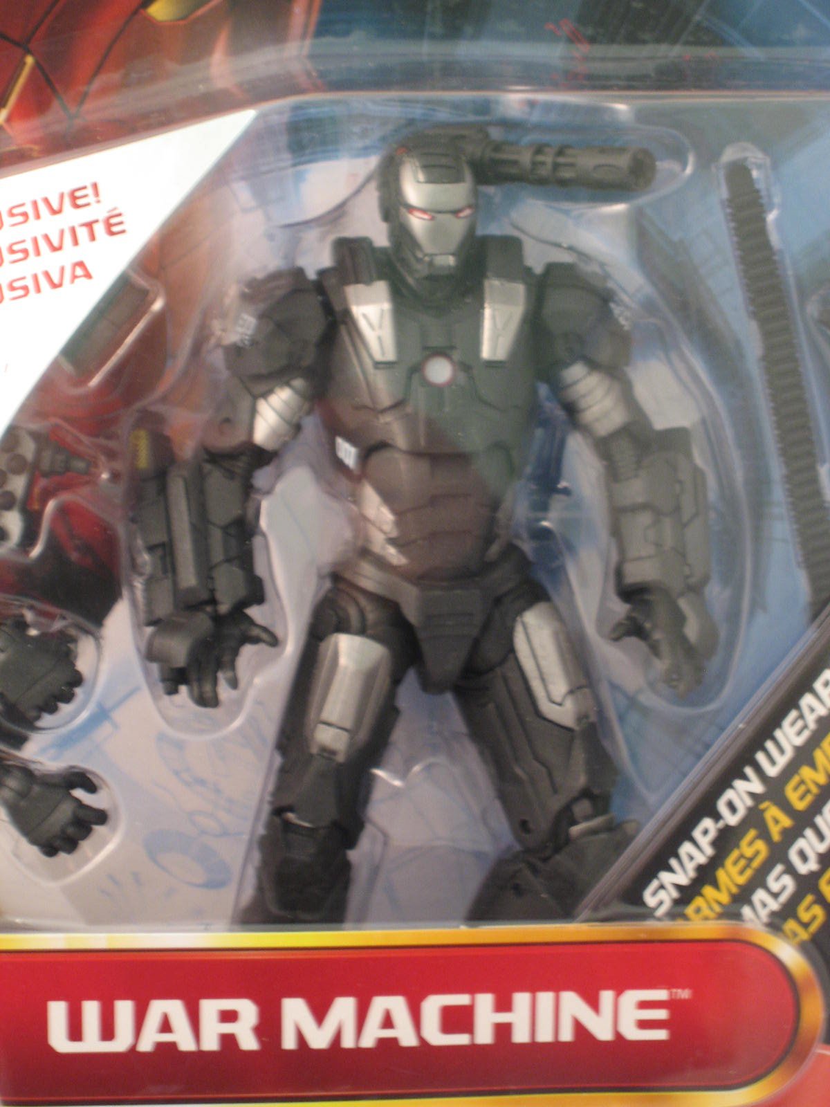 War Machine 6-Inch Action Figure - Exclusive Iron Man 2 Movie Series Collectible for Marvel Fans & Display