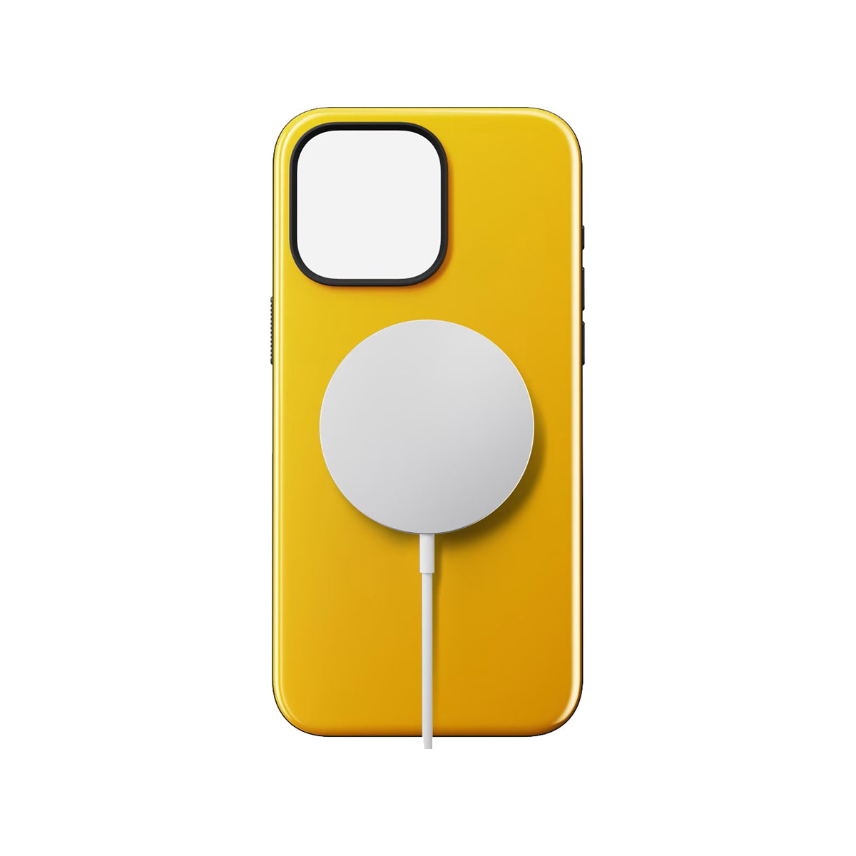 Nomad Sport Case for iPhone 15 Pro Max - Durable Protective Cover with Grip in Racing Yellow | Perfect for Outdoor Activities, Gym & Everyday Use