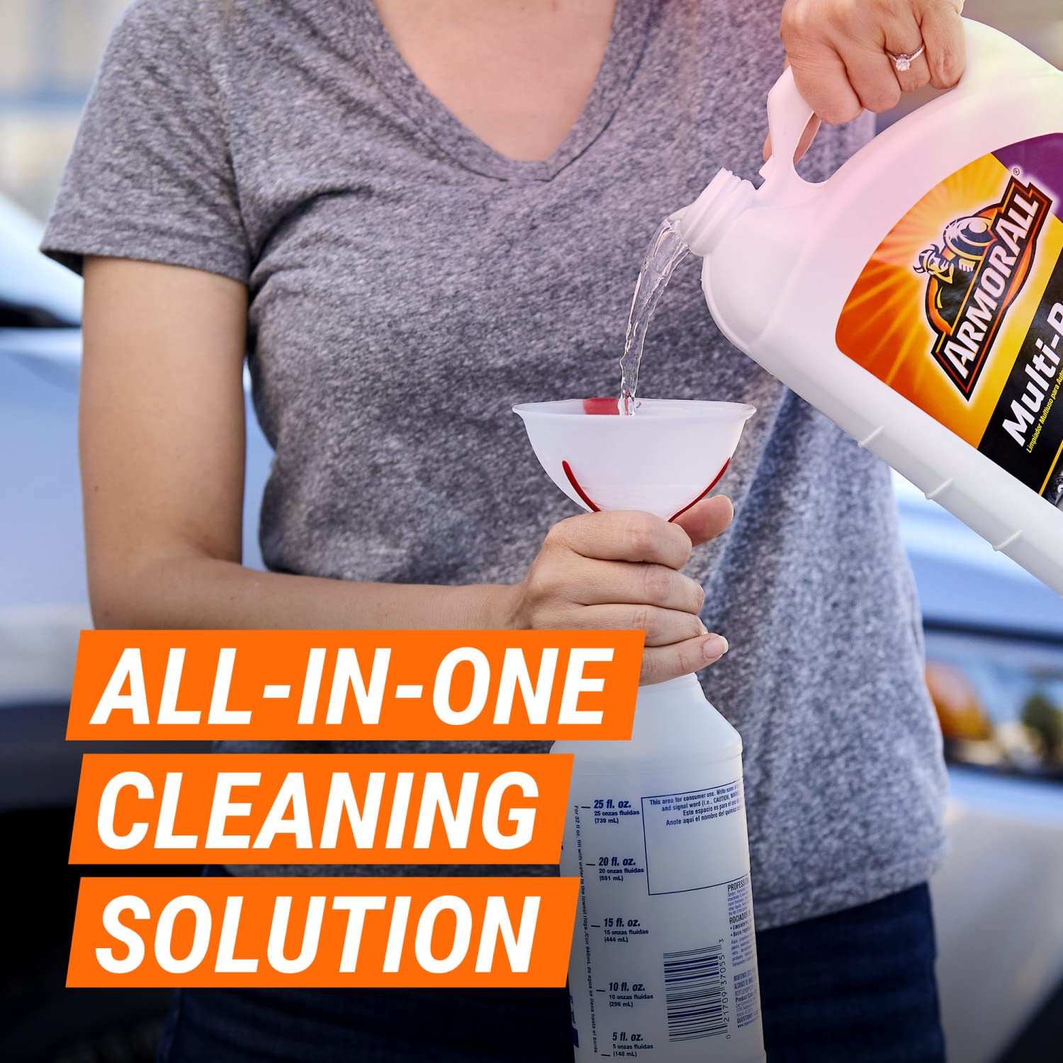 Armor All Multi-Purpose Cleaner for Cars - 1 Gallon | Safe for All Auto Surfaces | Interior & Exterior Cleaning | Dashboard, Seats, Tires & More