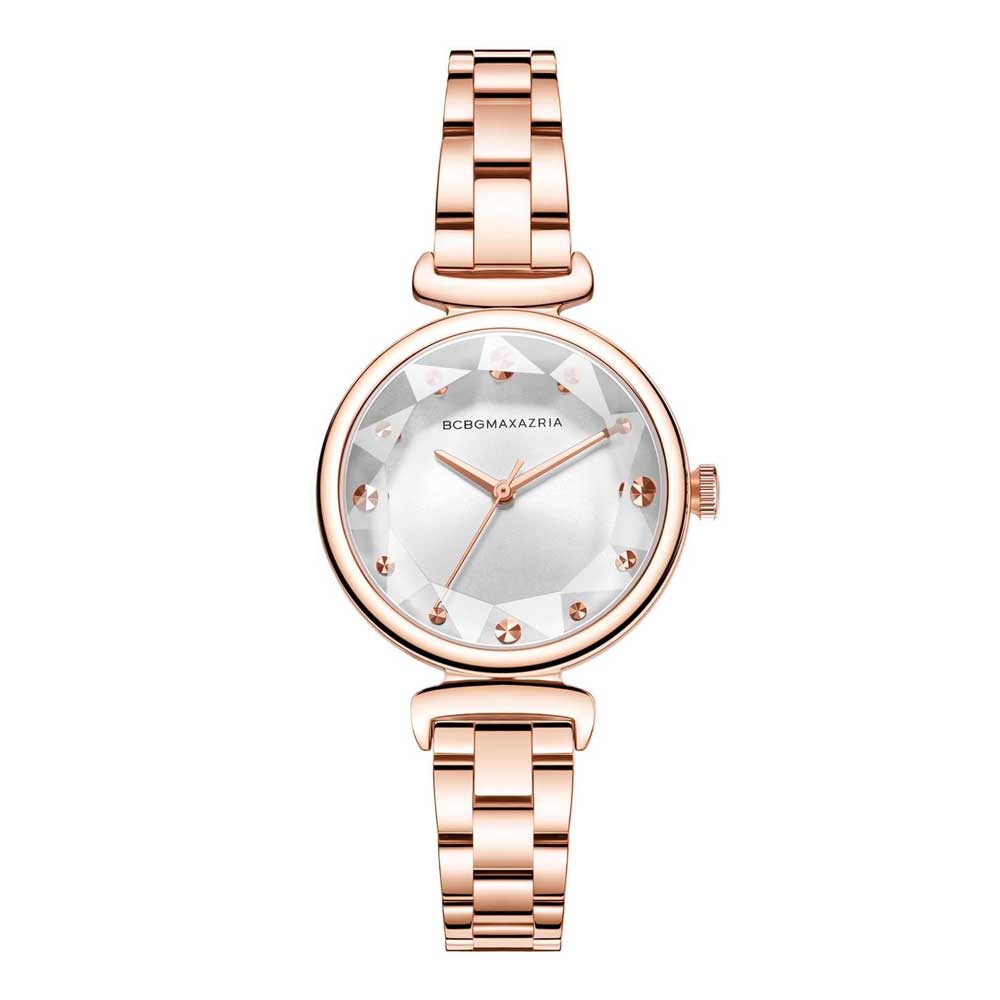 BCBGMAXAZRIA Women's Quartz Rose Gold Stainless Steel Watch BG50682003 - Elegant Timepiece for Work, Party & Special Occasions