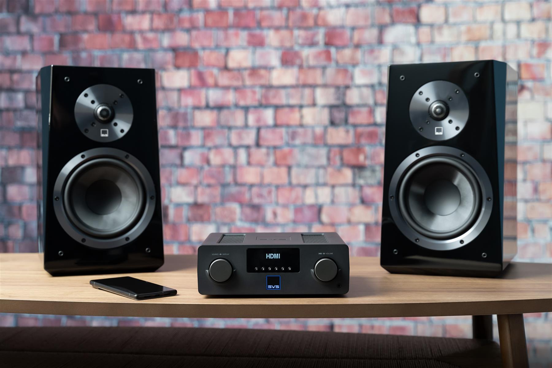 SVS Prime Wireless Pro Soundbase - Premium Wireless Speaker System for Home Theater, Music & Gaming | High-Fidelity Audio for Living Room, Bedroom & Office