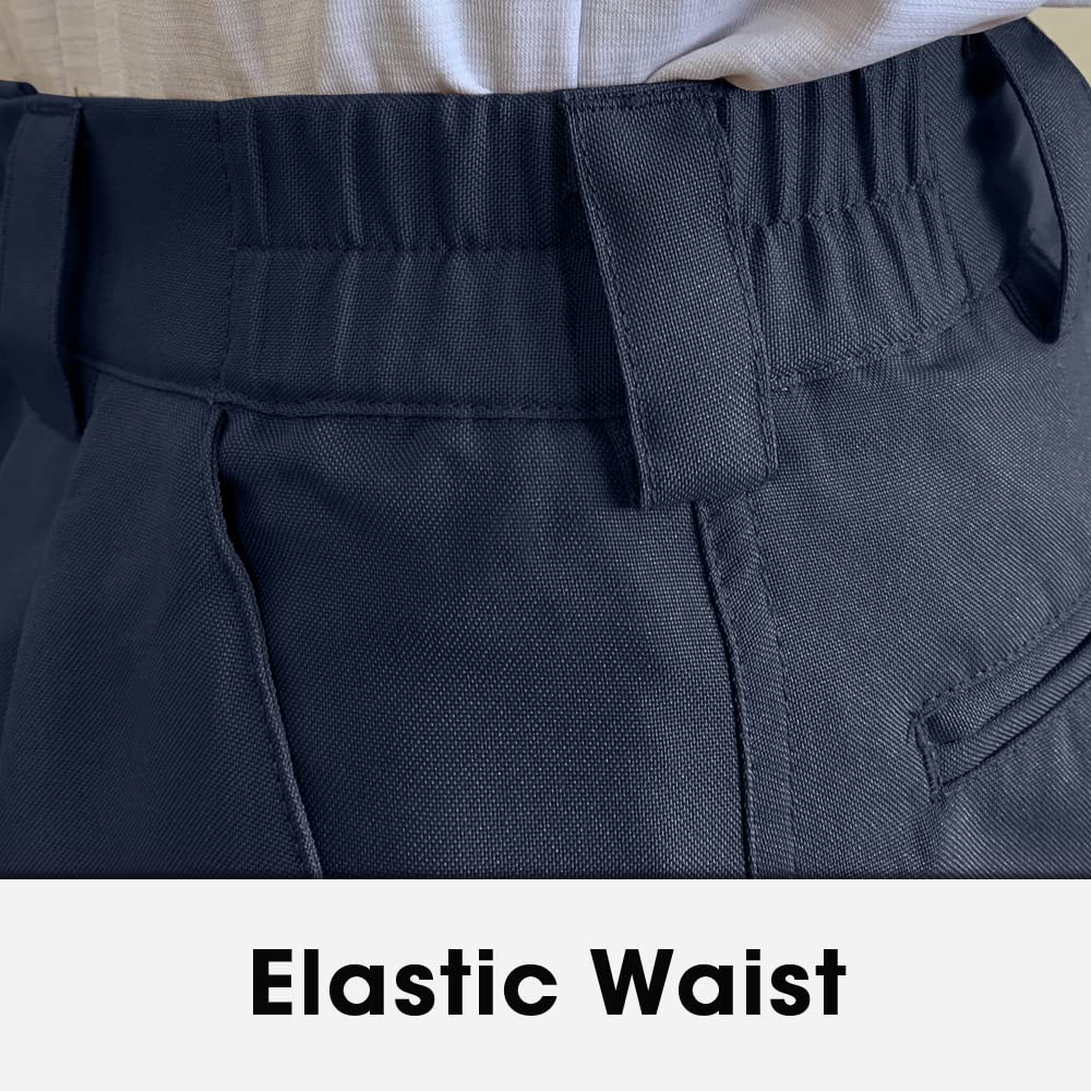 Premium Navy Blue Microfiber Golf Pants for Men - Stretchable & Breathable Plus Fours - Perfect for Golfing, Casual Wear & Outdoor Activities