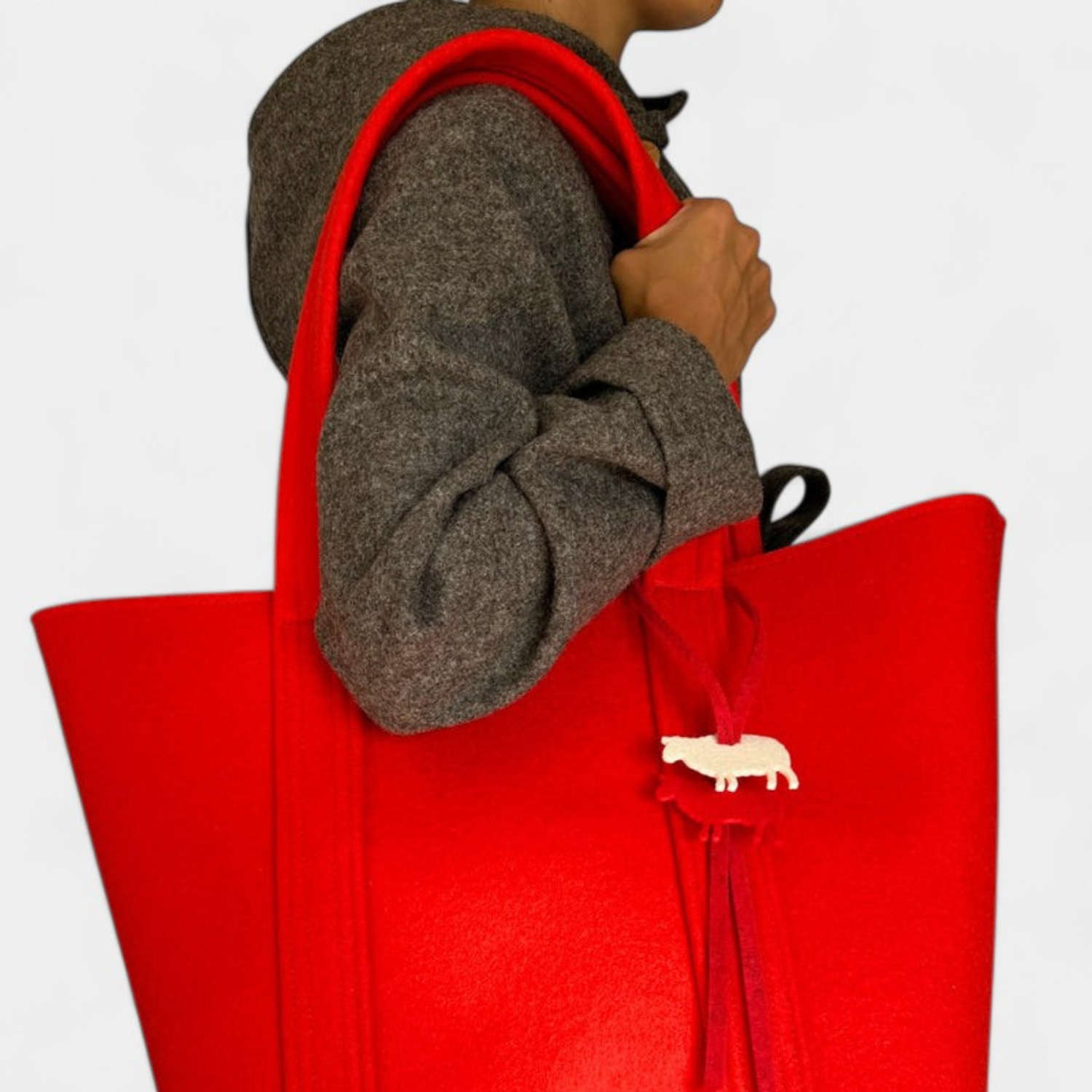 Whirlwind Wool Weekender Bag - Durable & Stylish Travel Duffel for Women & Men - Perfect for Weekend Getaways, Gym, and Business Trips