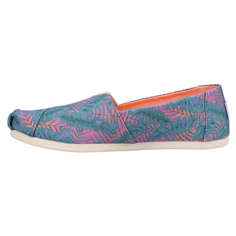 TOMS Women's Alpargata Slip-On Shoes - Comfortable Canvas Espadrilles for Casual Wear, Beach, Summer Outfits & Travel