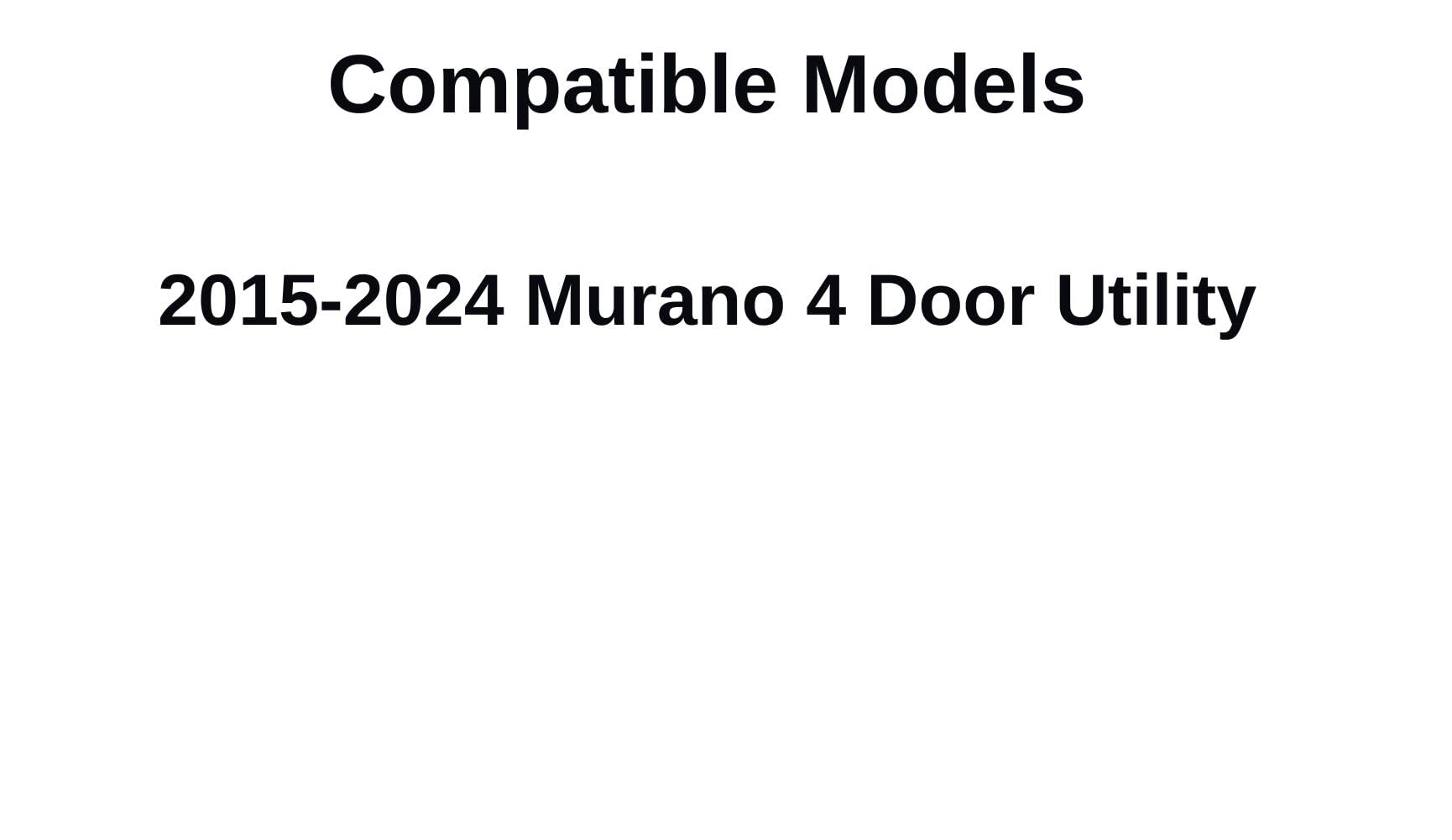 Heated Rear Window Glass Replacement for Nissan Murano 2015-2024 - Defrosting Back Glass Perfect for Winter Driving & Snow Conditions