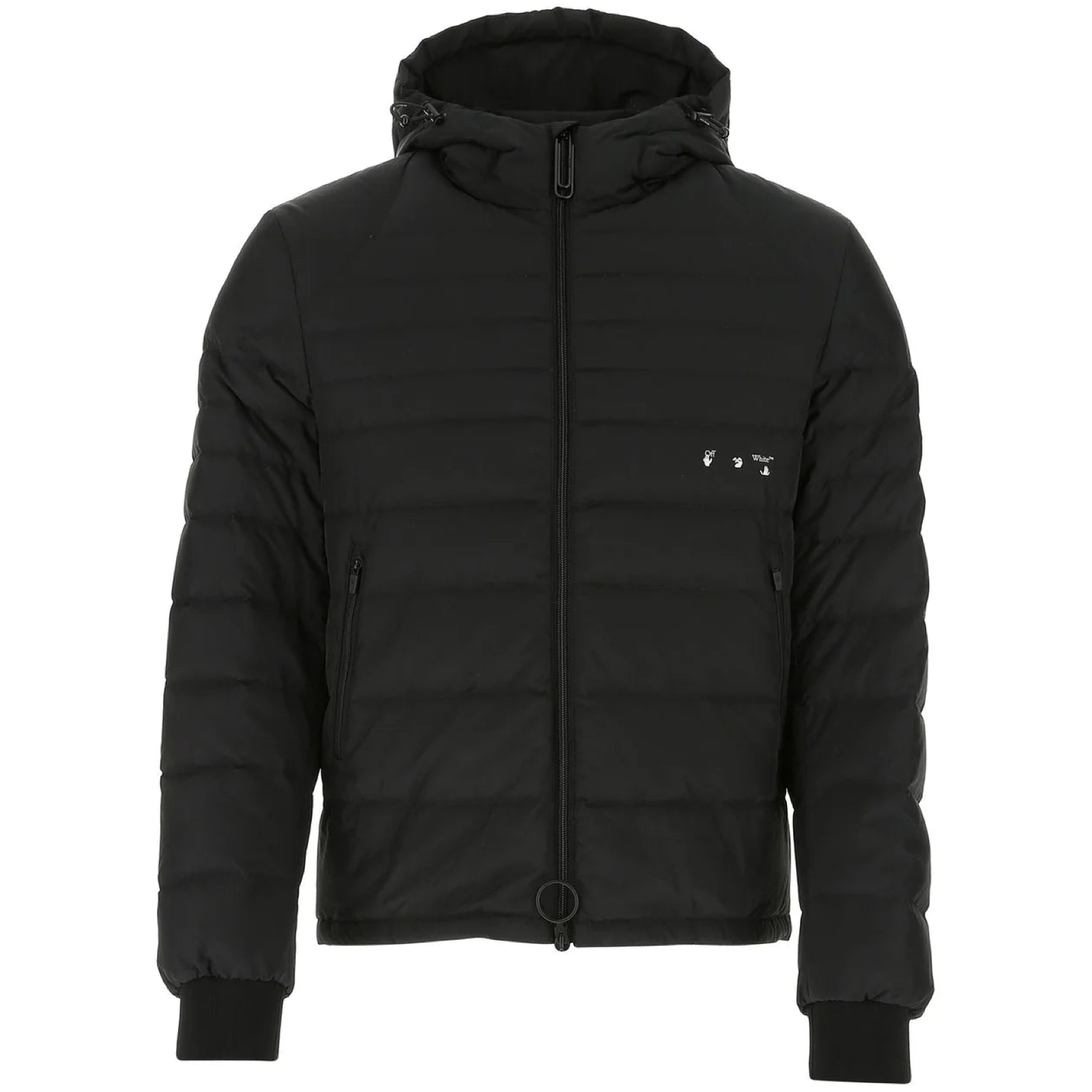 Off White Zipped Down Jacket - Lightweight Waterproof Winter Coat for Men & Women | Perfect for Outdoor Activities, Hiking & Urban Fashion