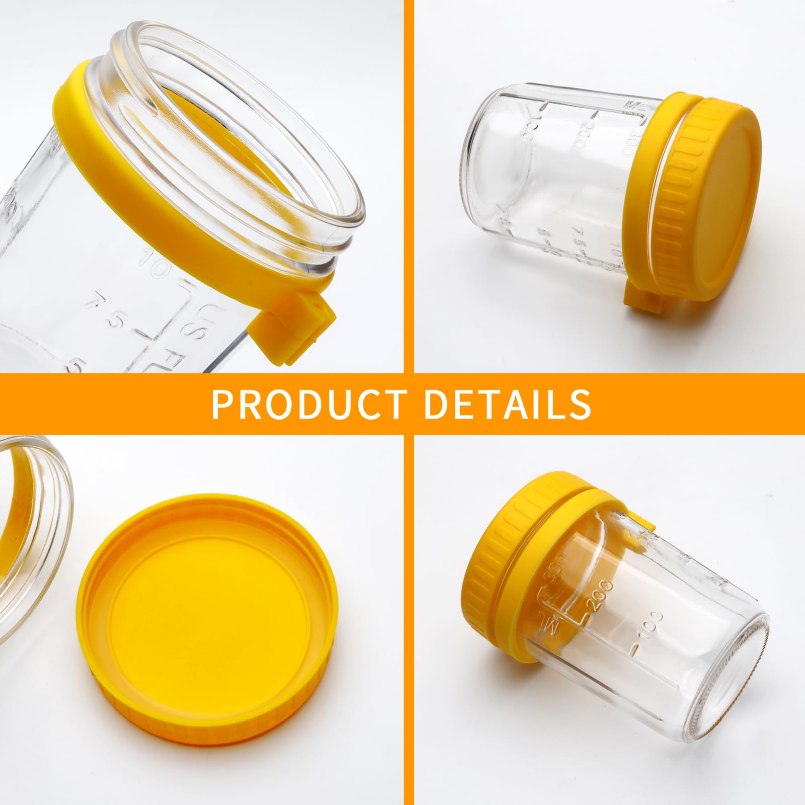 16 oz Mason Jars with Lids - 12 Pack Airtight Glass Containers for Overnight Oats, Yogurt, Pudding & Salad Dressing | Perfect for Meal Prep, DIY Gifts, Wedding Favors & Party Decor | BPA-Free Reusable Storage Jars for Kitchen & Pantry Organization