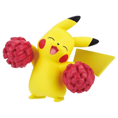 Takara Tomy Pokemon Minna De Ouen Cheering Mascot 1.5 Inch Mini Figure - Perfect for Collectors, Party Favors & Desk Decor