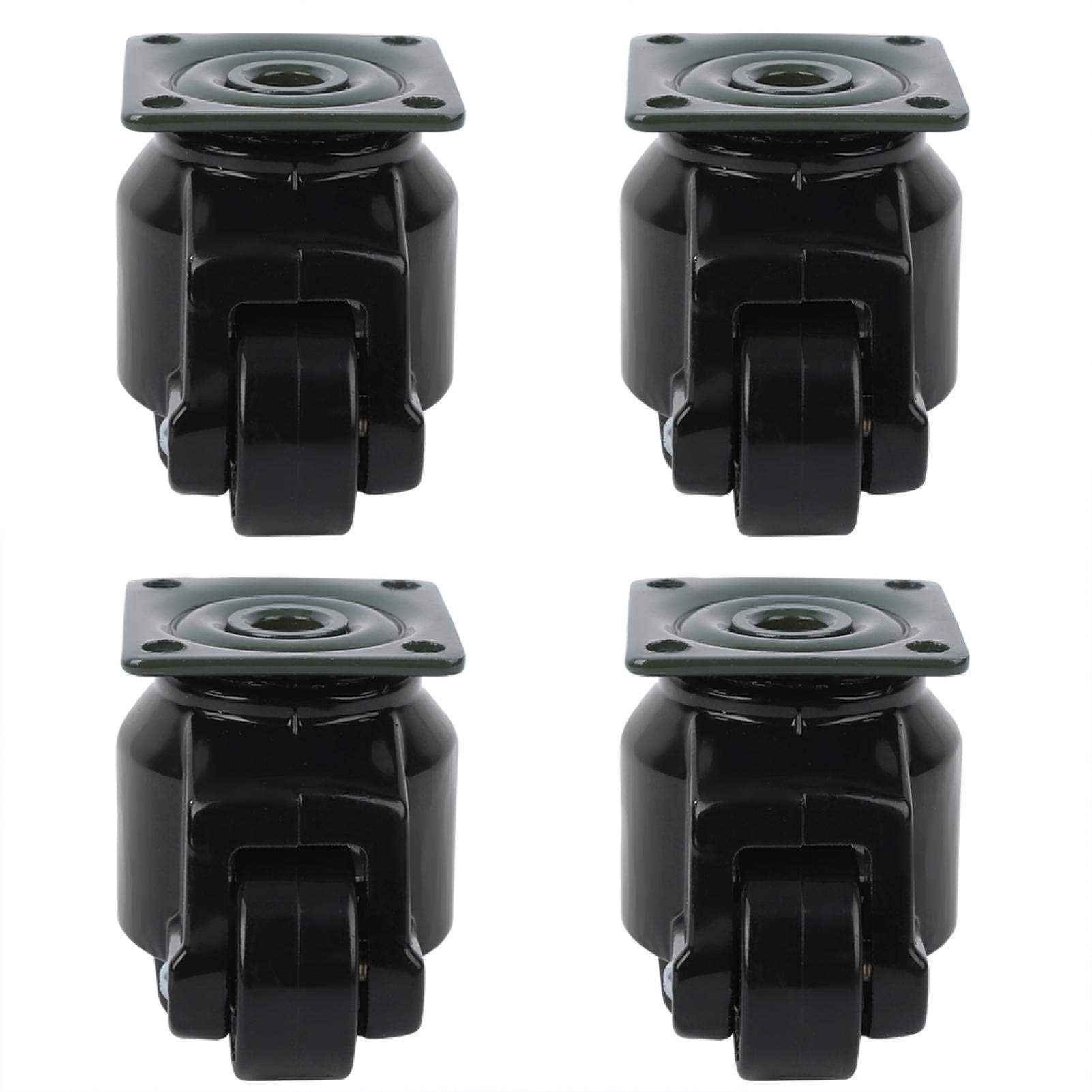 Heavy Duty Leveling Casters with Large Bearing Capacity - High Strength Industrial Castor Wheels for Moving Work Tables & Large Machinery | Workshop, Factory, Warehouse Equipment Mobility Solution