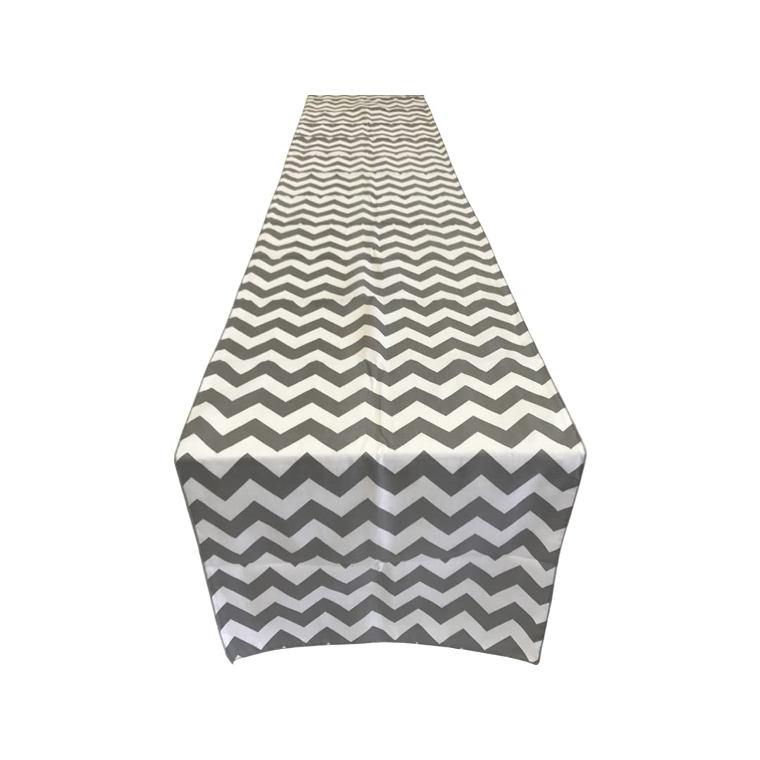 ArtOFabric Decorative Cotton Small Chevron Print Table Runner 12