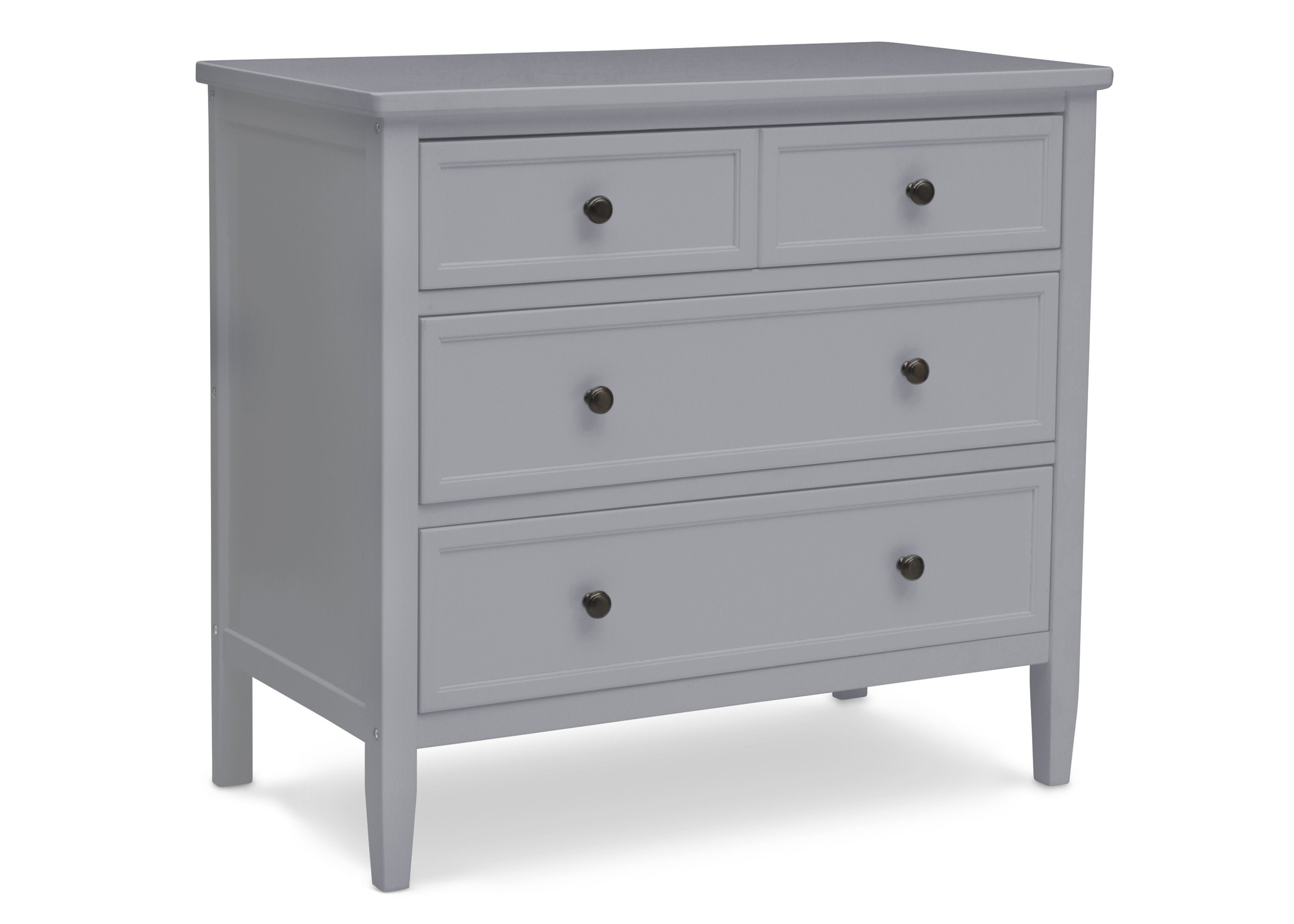 Epic 3 Drawer Dresser with Interlocking Drawers - Sturdy Wooden Bedroom Storage Organizer for Clothes, Linens & Accessories | Perfect for Master Bedroom, Guest Room & Dormitory