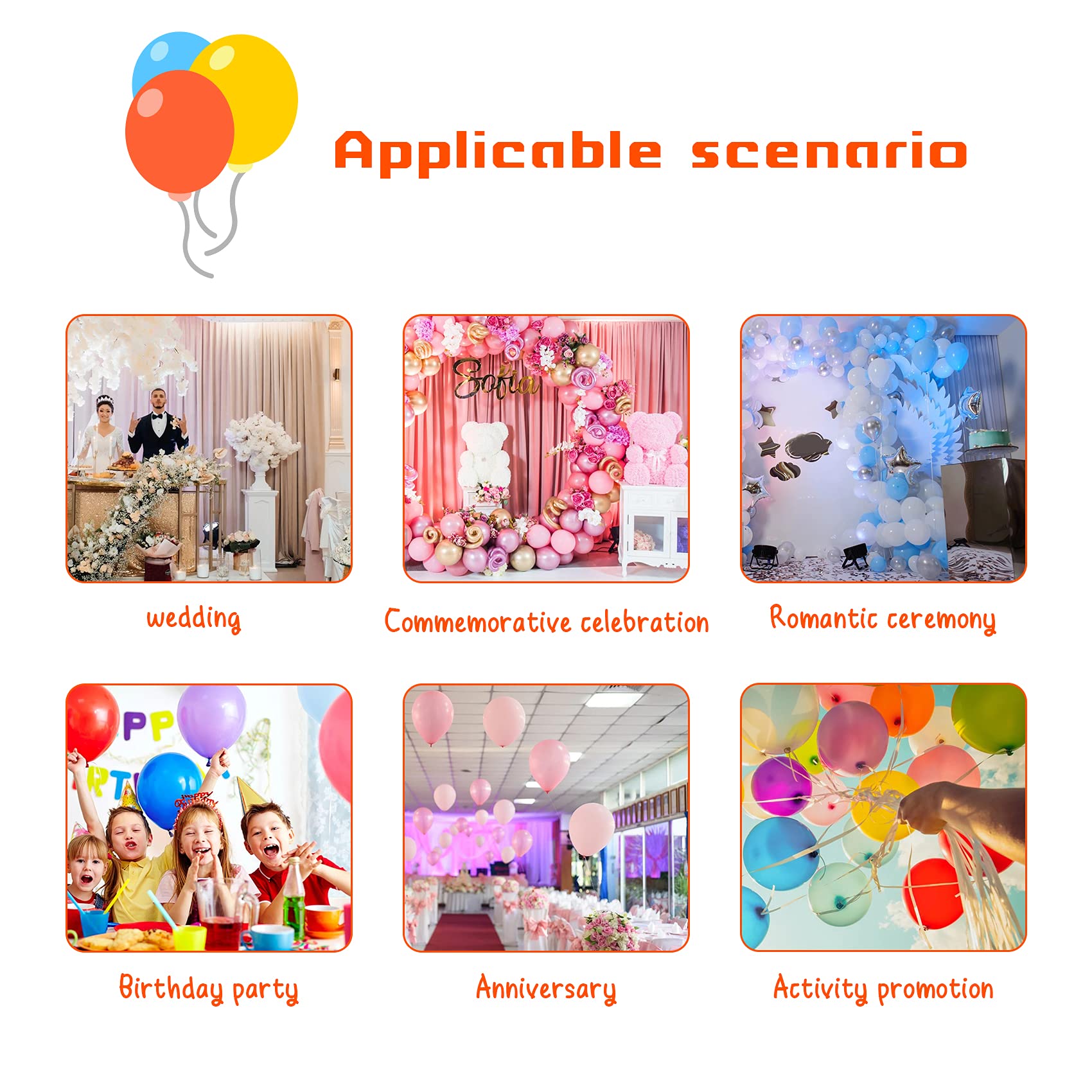 35Pcs Neon Balloons Blacklight Party Set - 12