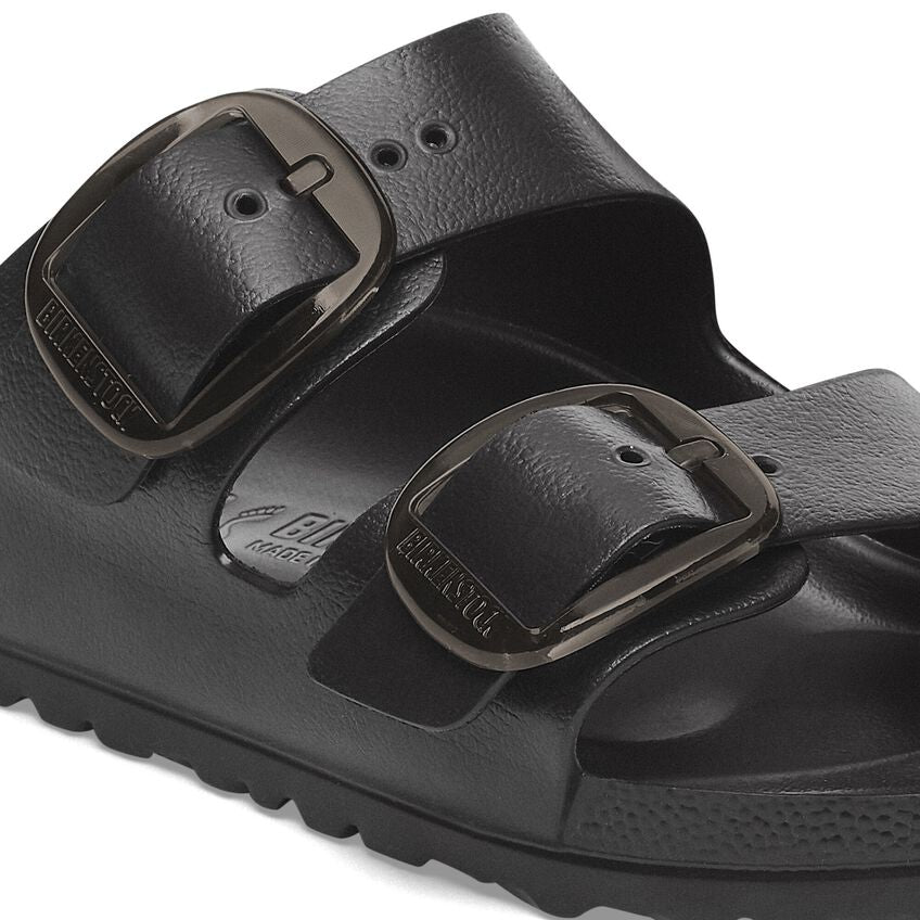 Birkenstock Arizona Big Buckle EVA Sandals - Black | Comfortable & Lightweight for Women | Perfect for Beach, Pool & Summer Outfits