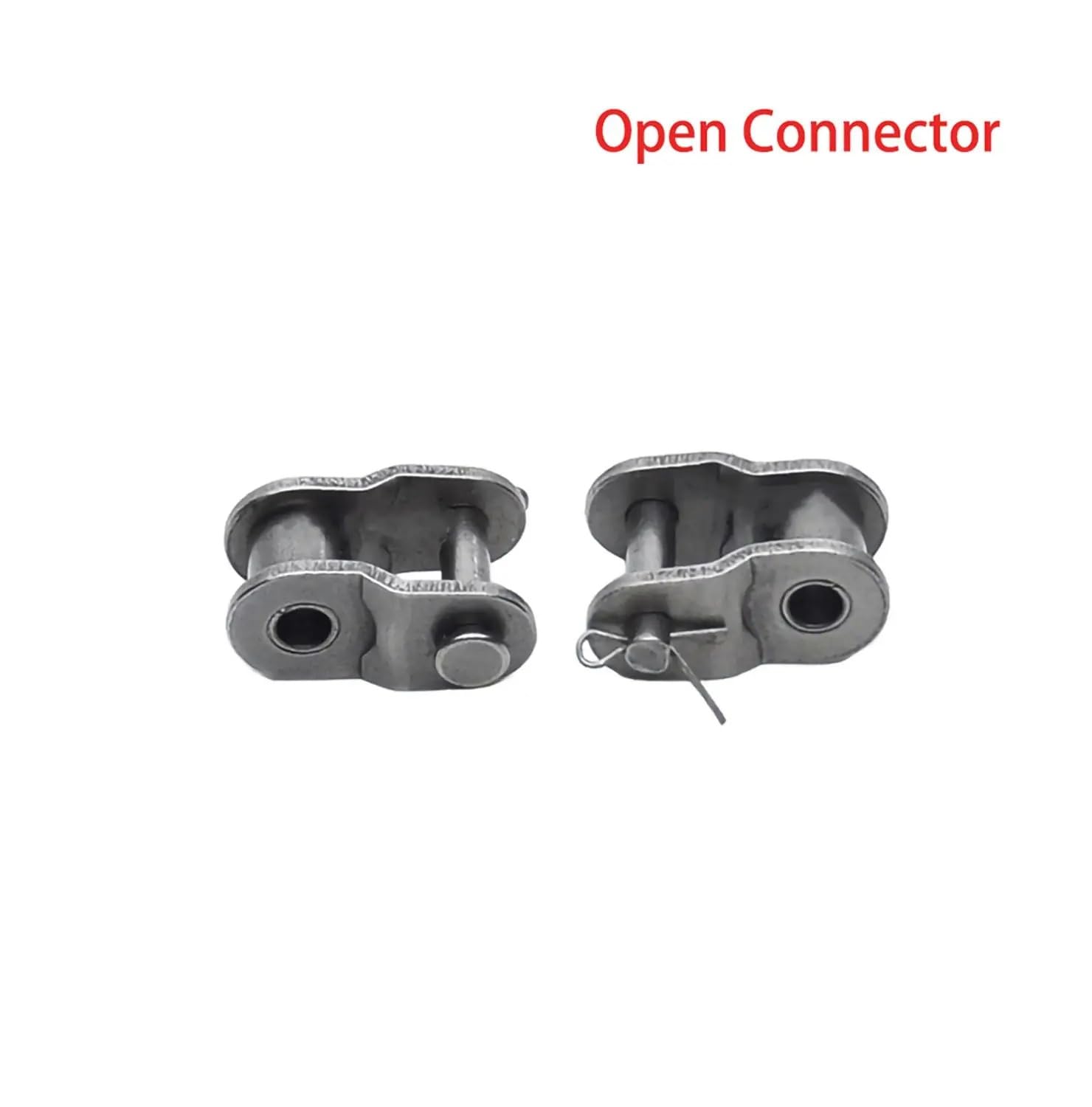 1Pcs 04B-1 Carbon Steel Roller Chain with Connector - 6mm Pitch, Half/Full Buckle Industrial Roller Chain by DOLUNTO (1.5M Length) - Perfect for Conveyor Systems, Machinery, and Industrial Equipment