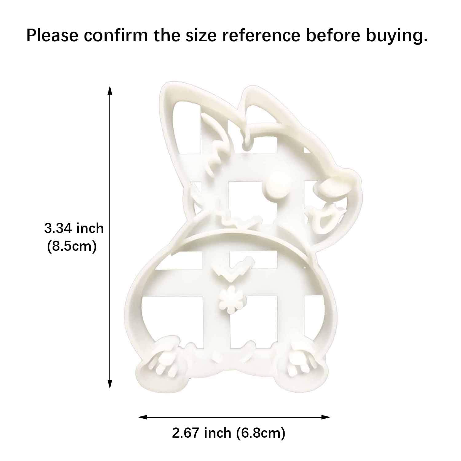 Corgi Butt Cookie Cutters - Dog Bone Shaped Cookie Molds for Baking, DIY Dog Treats, Corgi Themed Desserts - Perfect for Dog Lovers, Birthday Parties & Pet-Themed Events