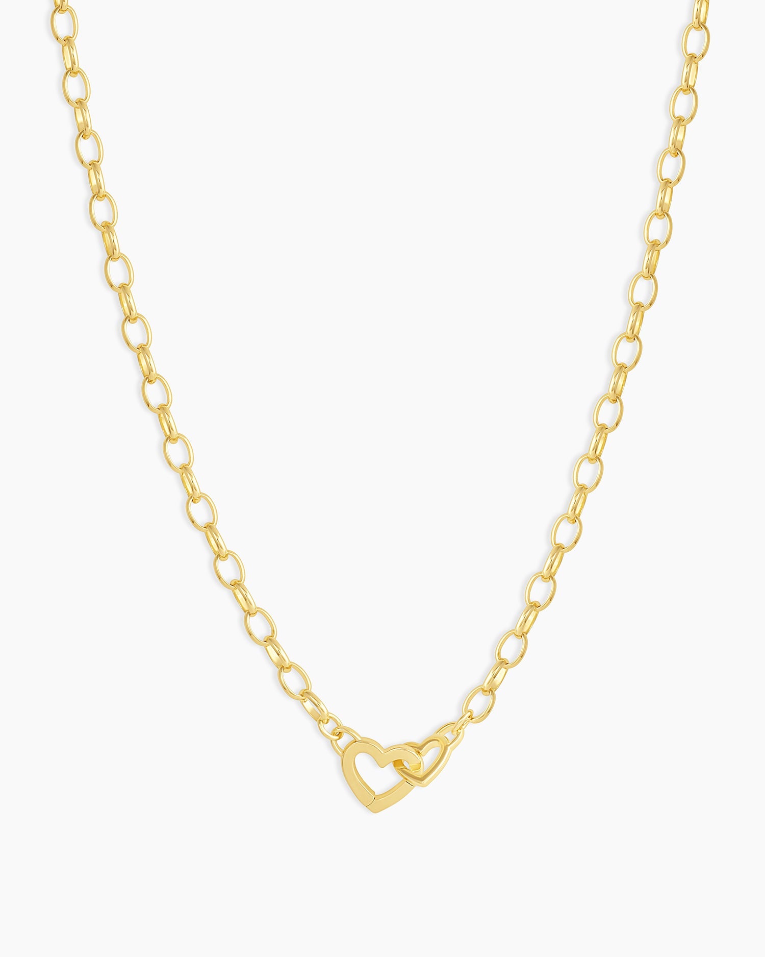 Parker Heart Mini Necklace - Dainty Gold Heart Pendant Necklace for Women, 14K Gold Plated, Delicate Minimalist Jewelry Gift for Her - Perfect for Valentine's Day, Anniversary, Birthday & Everyday Wear