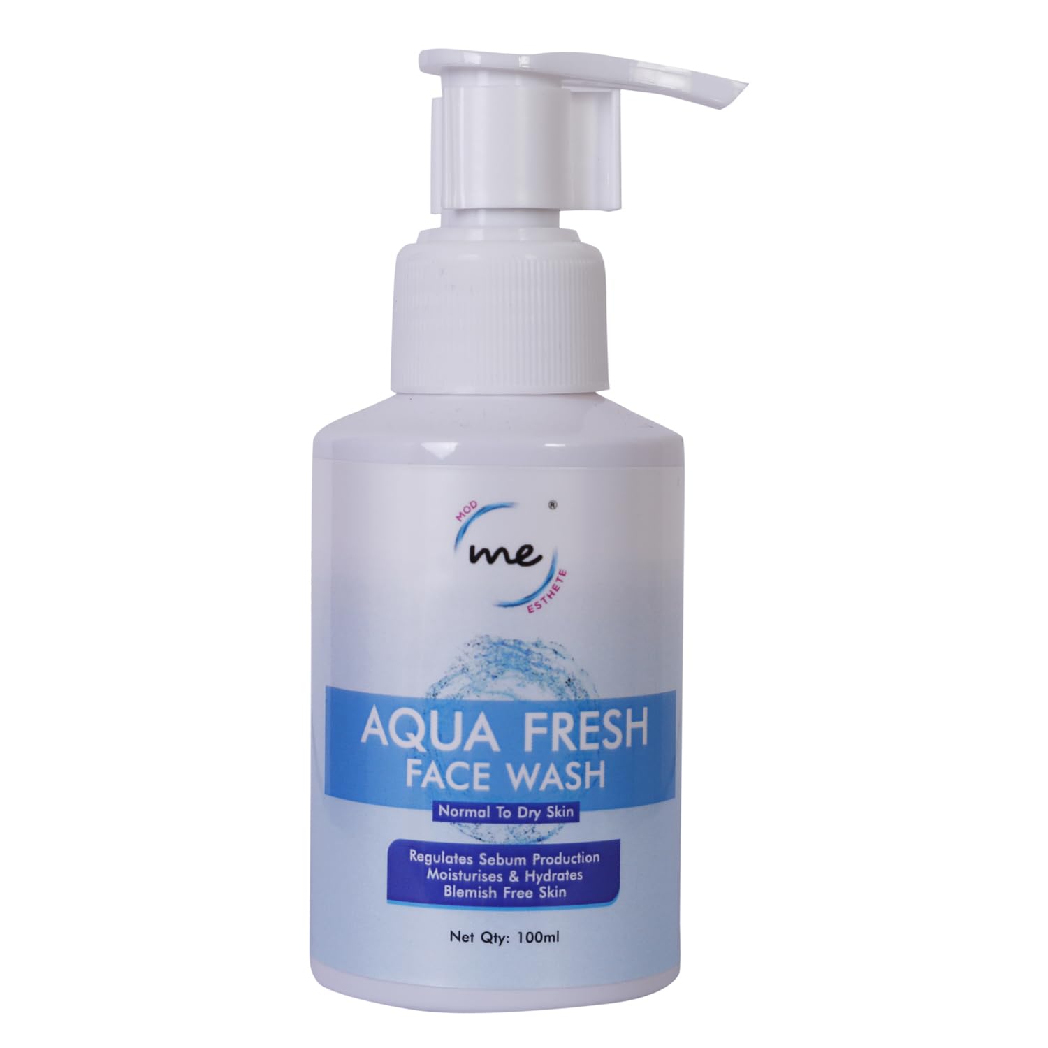 MOD ESTHETE ME AQUA FRESH FACE WASH | Hydrating Ceramide Face Cleanser for Dry & Sensitive Skin | Gentle Daily Facial Wash for Hydration & Moisture Lock | Perfect for Morning & Night Skincare Routine
