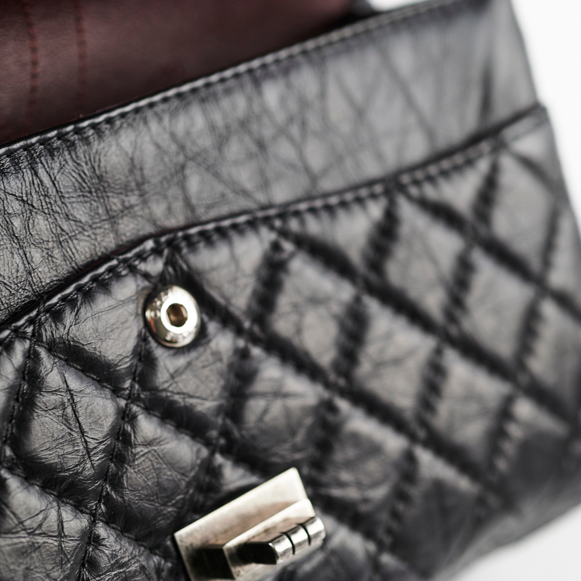 Chanel Reissue 225 Black Leather Flap Bag - Classic Luxury Handbag for Women | Perfect for Evening Events, Work & Special Occasions