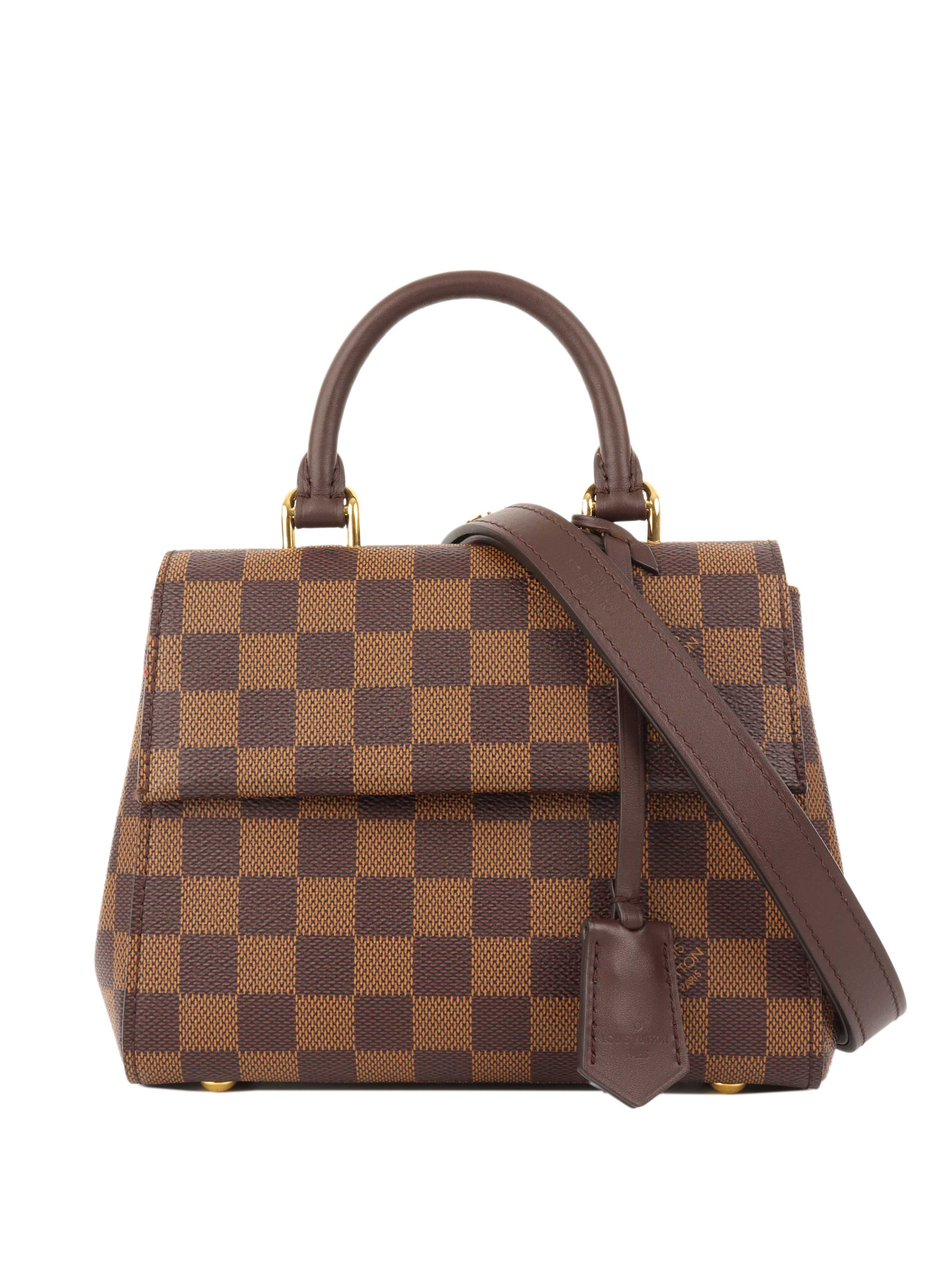 Louis Vuitton Damier Ebene Mini Cluny Crossbody Bag - Luxury Leather Handbag for Women, Perfect for Everyday Use & Special Occasions