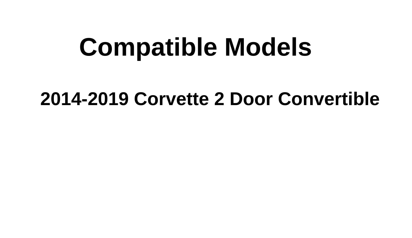 Chevrolet Corvette 2014-2019 Driver Side Window Glass Replacement - Left Door Glass Compatible with 2-Door Convertible Models | Perfect for Auto Repair & Window Replacement