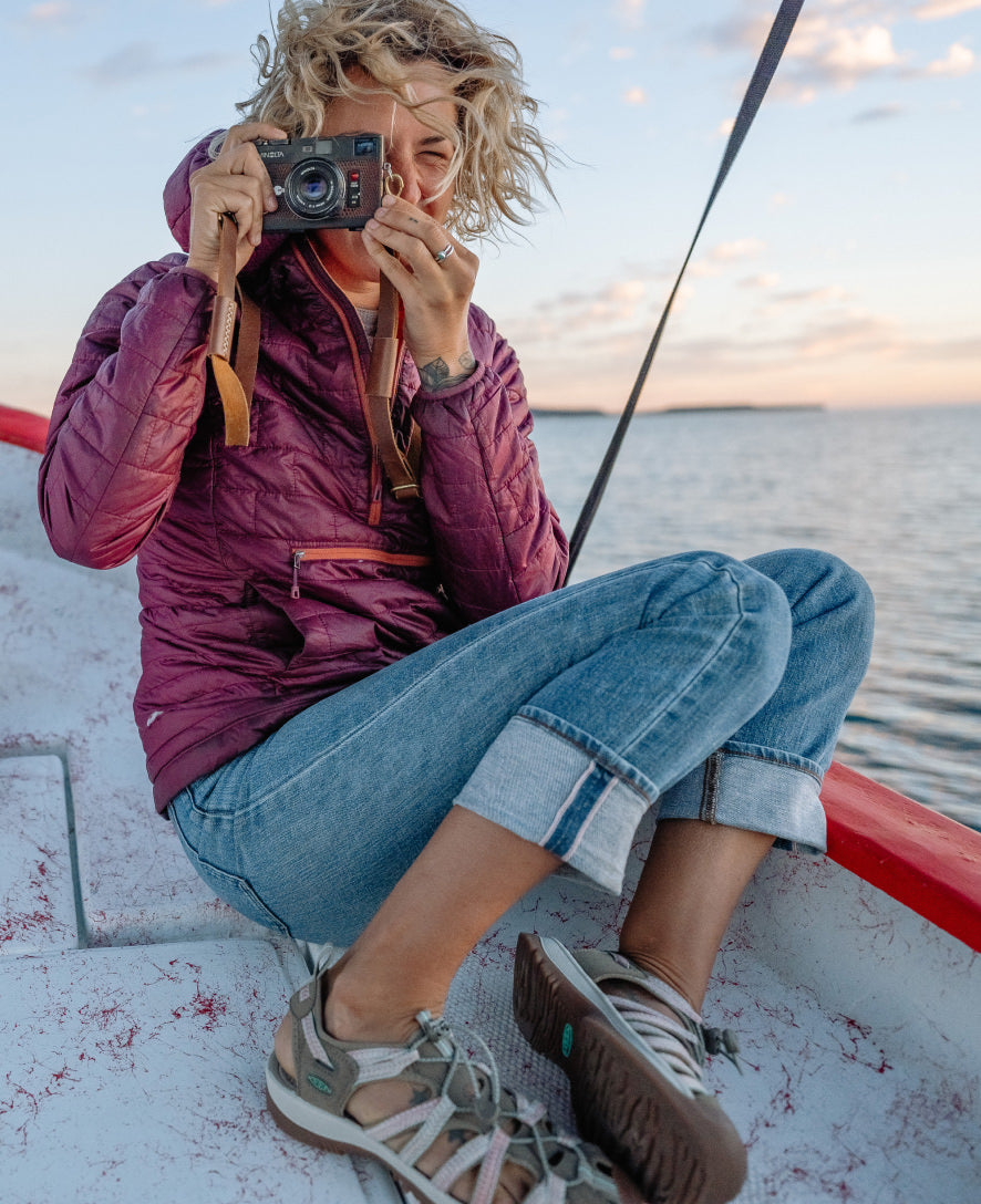 Women's Whisper Comfortable Sandals in Taupe & Coral | Stylish Summer Footwear for Beach, Travel & Casual Outings