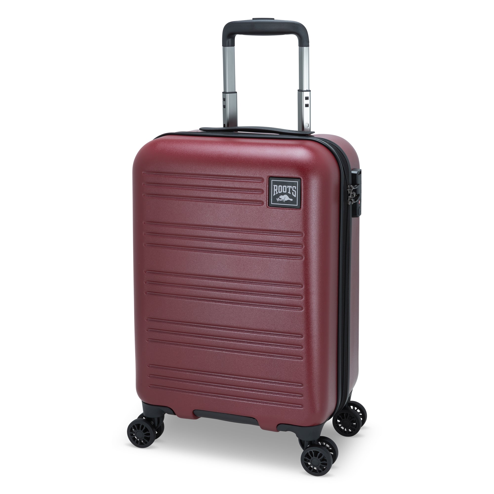 Roots Chalet Spinner Carry On Luggage - Lightweight Expandable Suitcase with 360° Wheels for Air Travel, Business Trips & Weekend Getaways