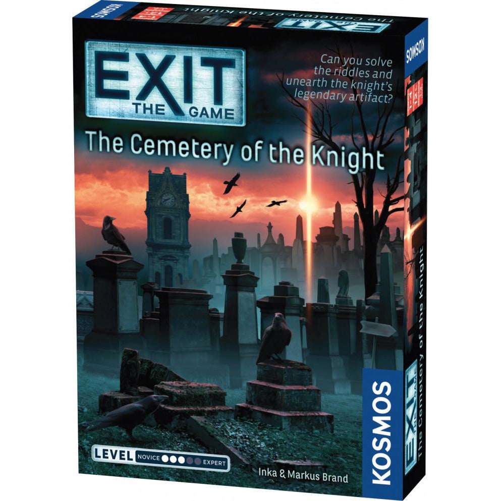 Exit: The Game - The Cemetery of the Knight | Escape Room Board Game for Adults & Teens | Perfect for Family Game Nights & Halloween Parties