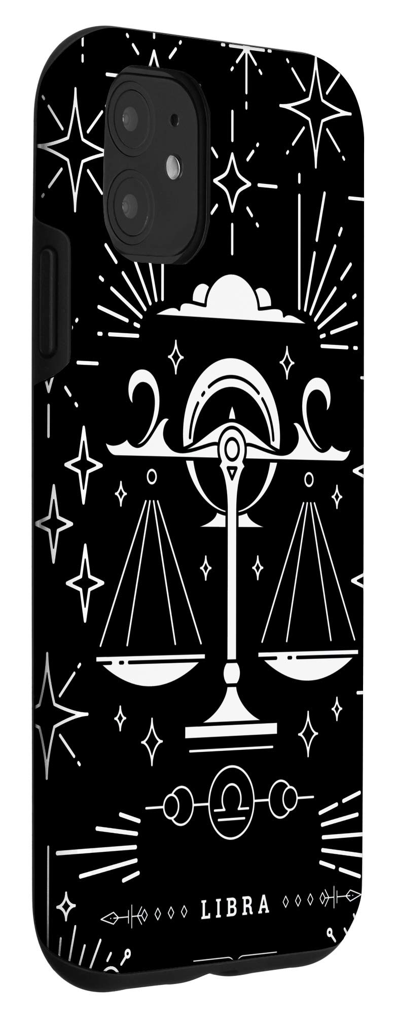 iPhone 11 Case with Libra Zodiac Sign - Astrology Themed Protective Cover for Apple iPhone 11 - Perfect Gift for Astrology Lovers & Libra Zodiac Sign Enthusiasts