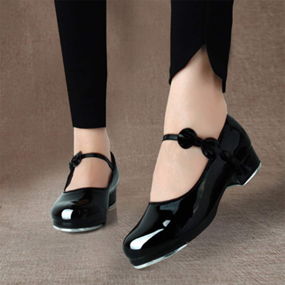 HROYL Kids Tap Shoes for Boys & Girls - TL208/258 for Dance Practice