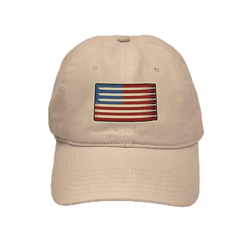 Khaki - Retro Drummer Drumstick Flag Cap