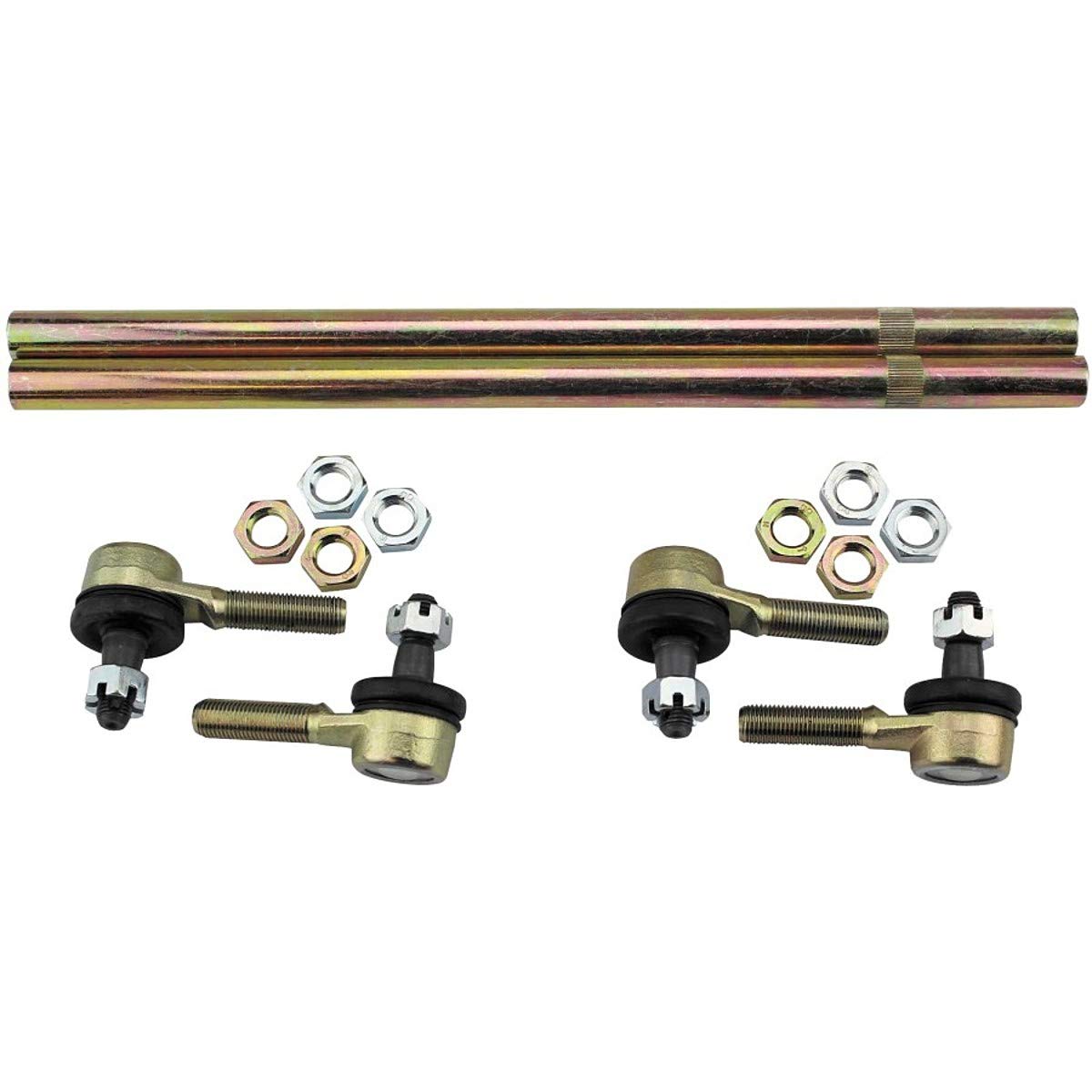 QuadBoss Tie Rod Assembly Upgrade Kit 52-1021 - Heavy Duty Replacement for ATV/UTV - Off-Road Vehicle Suspension Enhancement - Perfect for Trail Riding & Mudding Adventures