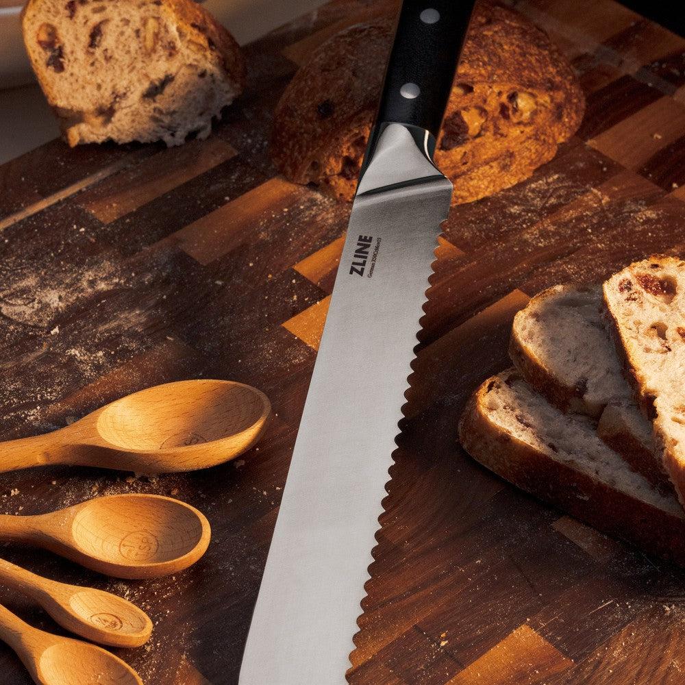ZLINE 15-Piece Professional German Steel Kitchen Knife Block Set (KSETT GS 15) - High-Quality Chef Knives for Cooking, Slicing, Dicing - Perfect for Home Chefs & Professional Kitchens