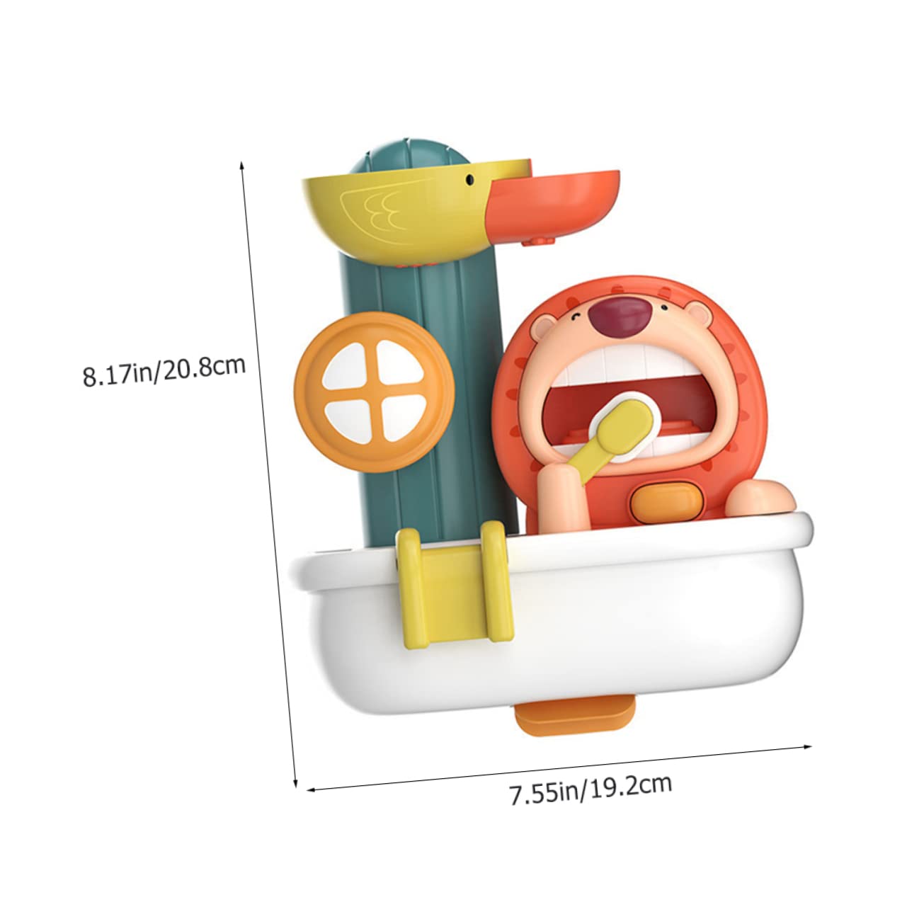 VICASKY 3 Sets Bath Toys for Toddlers - Waterproof Plastic Bathtub Toys for Kids, Floating Water Games Fun for Baby Bath Time & Pool Play