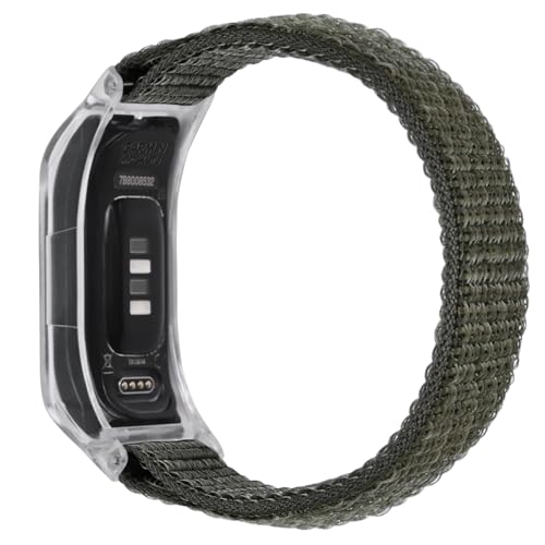 Army Green with Transparent Case