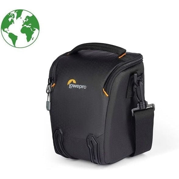 Lowepro Adventura TLZ 30 III Camera Bag - Waterproof DSLR/SLR Shoulder Bag for Travel & Outdoor Photography (Black/Green) - Perfect for Hiking, City Exploration & Professional Shoots