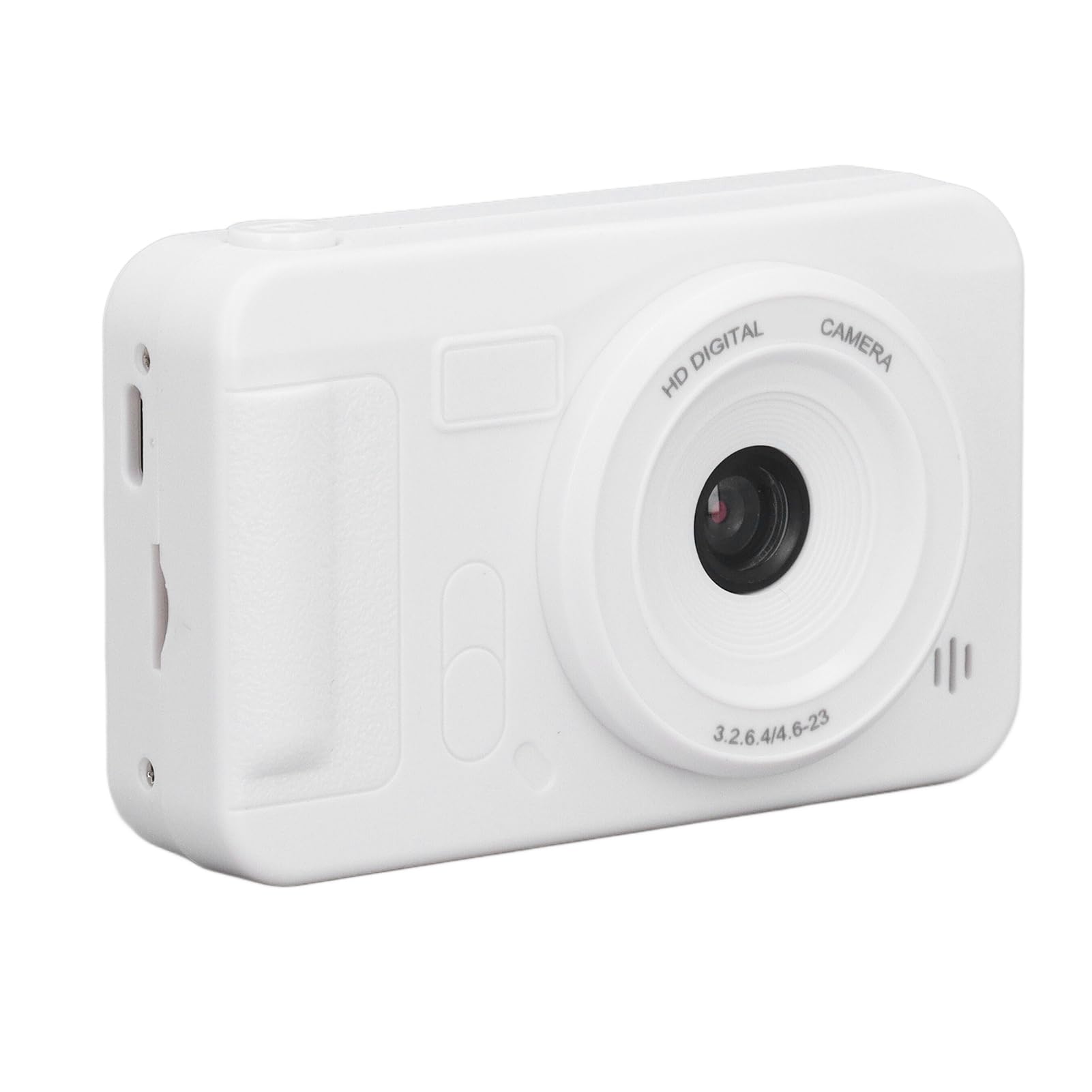 40MP Kids Digital Camera with Auto Focus - HD Video Recorder for Children, Students (White) - Perfect for Birthday Gifts, Travel & School Projects