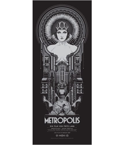 Metropolis Ken Taylor Movie Poster - Vintage Sci-Fi Art Print for Home Theater & Office Decor