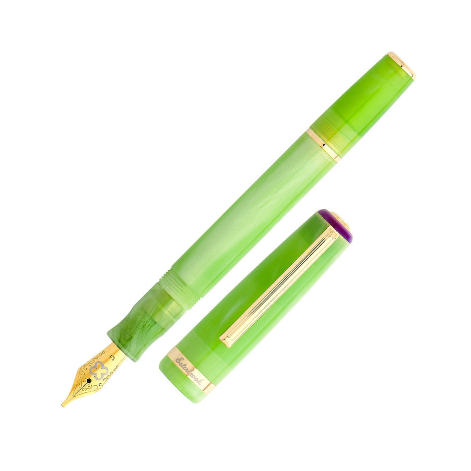 Esterbrook JR Pocket Fountain Pen - Key Lime Green | Portable Writing Tool for Journaling, Note Taking & Everyday Use