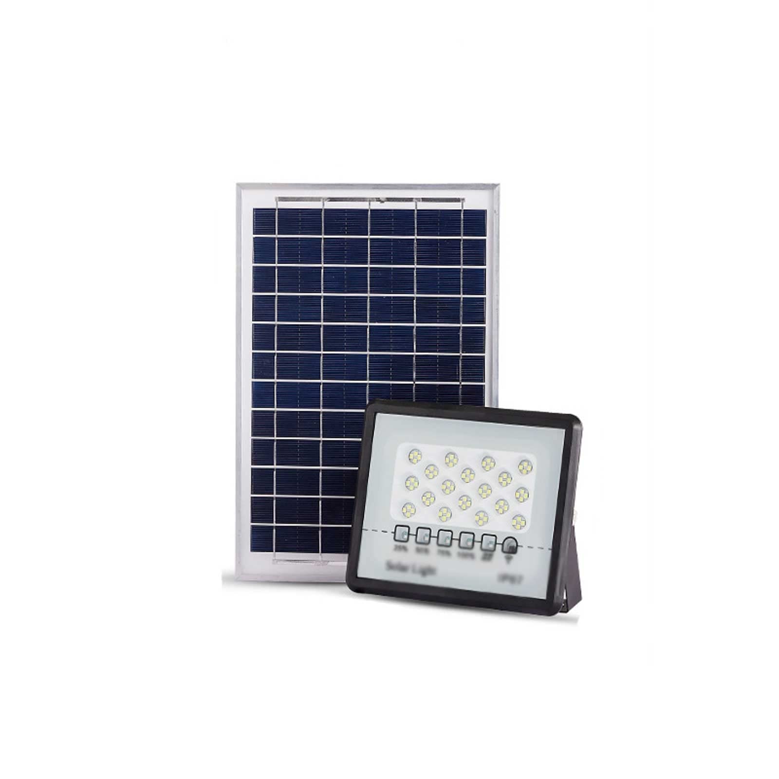 Awen+ Outdoor Solar Street Lights - LED Solar Powered Flood Light with Remote Control, IP67 Waterproof, Rechargeable in Rainy/Cloudy Days - Perfect for Garden, Yard, Pathway, Parking, Driveway & Security Lighting