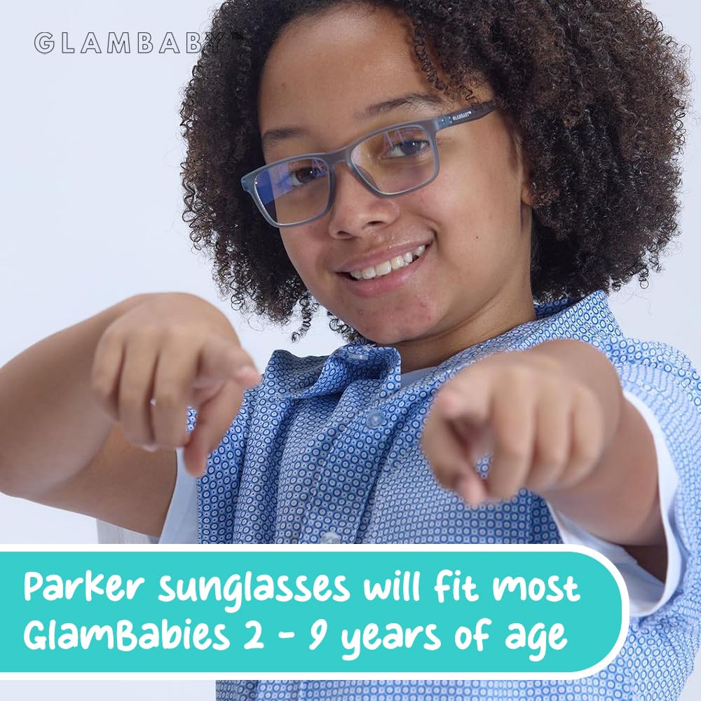 GlamBaby Hayes Blue Light Blocking Glasses for Kids – Comfortable, Lightweight & Durable UV Protection Eyewear for Screen Time, Gaming & Online Learning