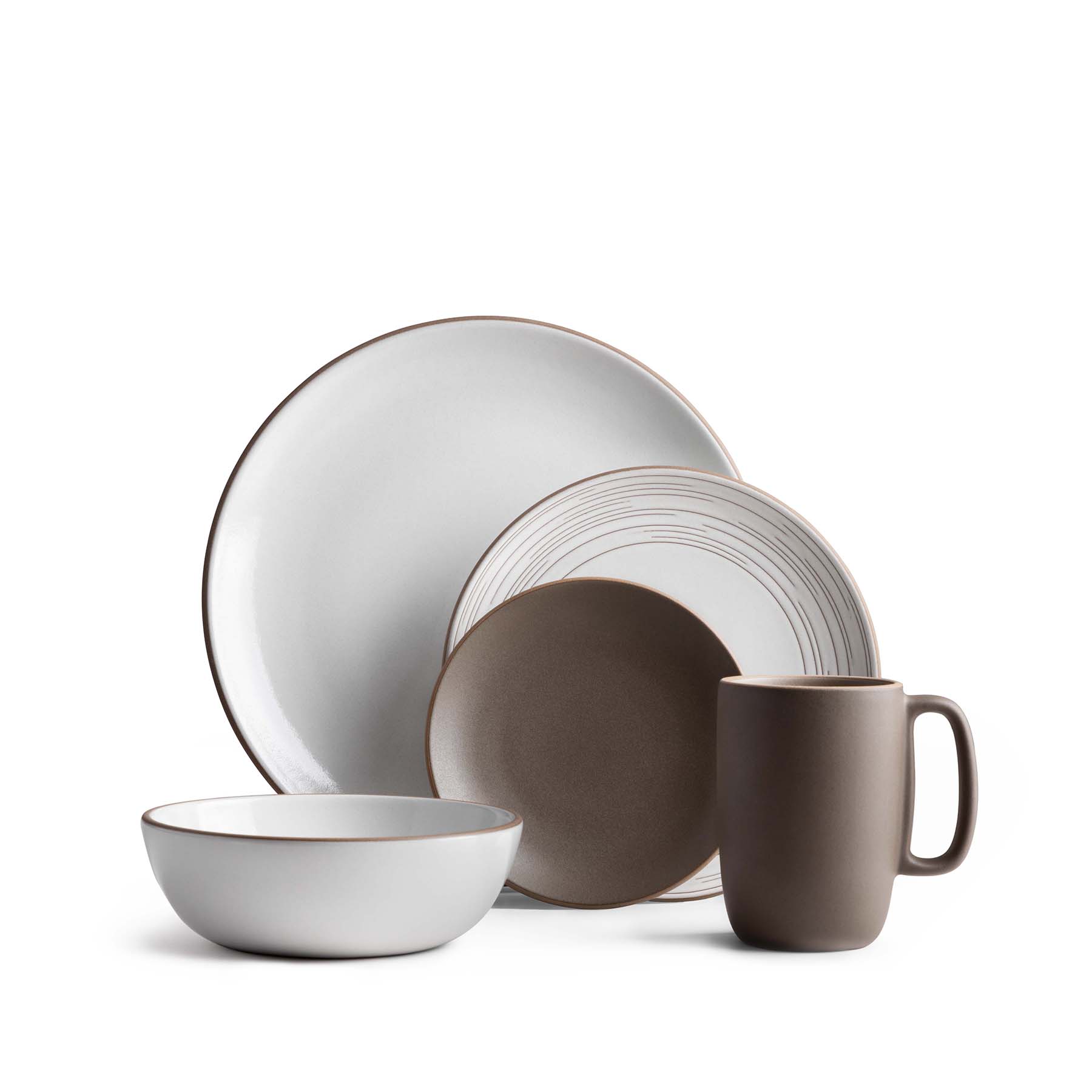 Premium Lelia 16-Piece Dinnerware Set - Elegant Porcelain Plates, Bowls & Mugs for Everyday Dining, Dinner Parties & Special Occasions
