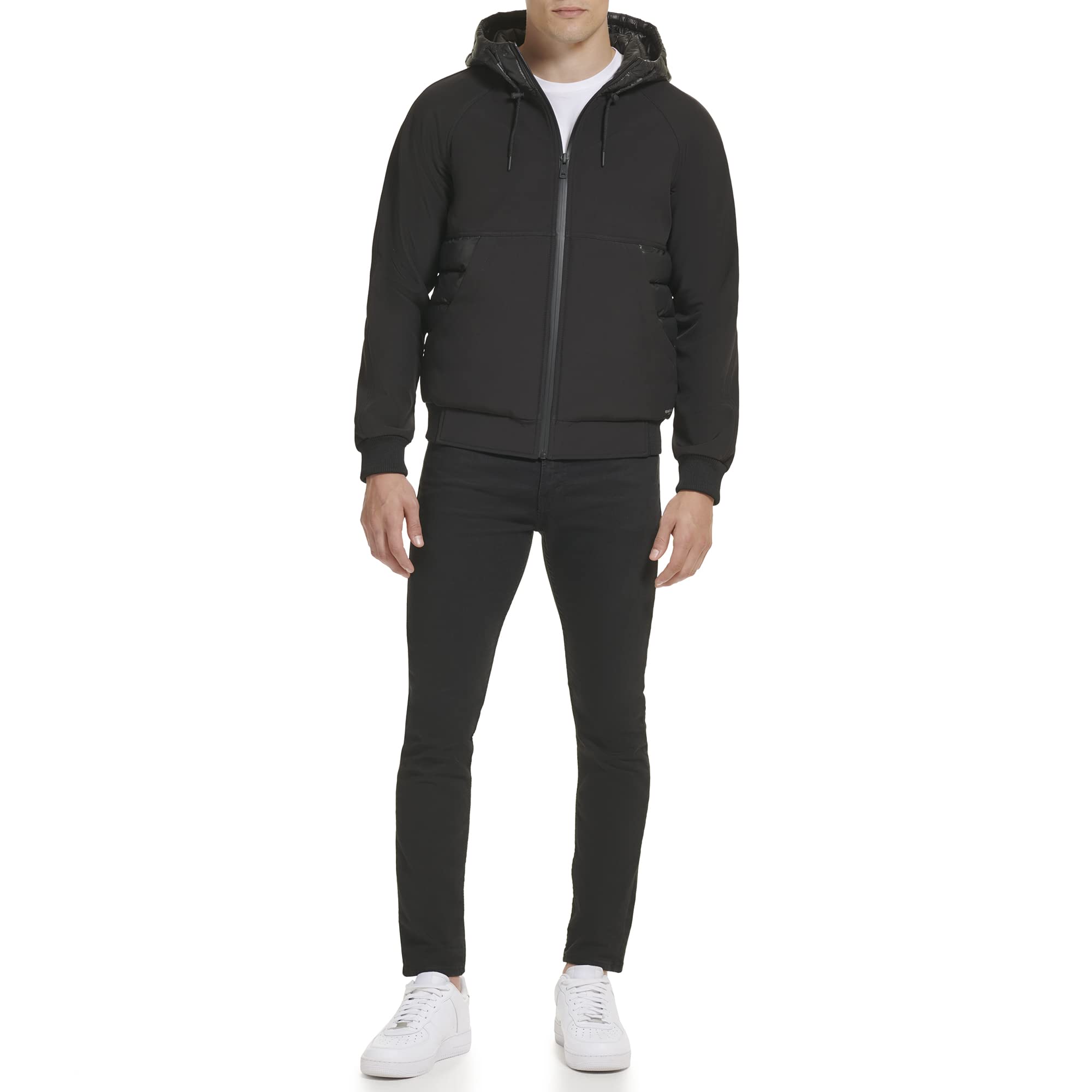 Kenneth Cole Men's Bomber Jacket - Lightweight Water-Resistant Flight Jacket for Casual & Outdoor Wear | Street Style & Travel Essential