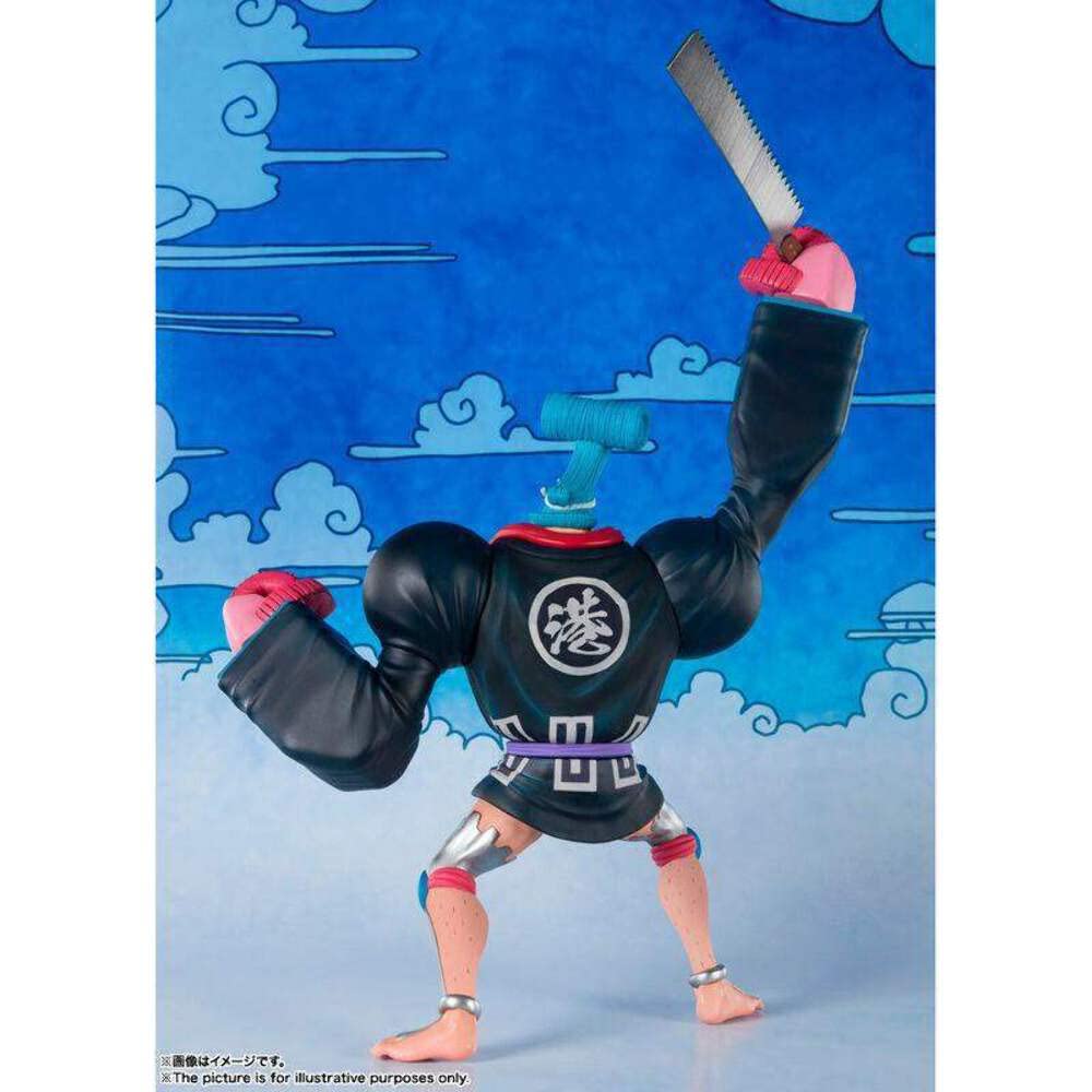 Bandai Spirits Figuarts Zero One Piece Franky Franosuke Action Figure - Anime Collectible for Fans, Display & Home Decor