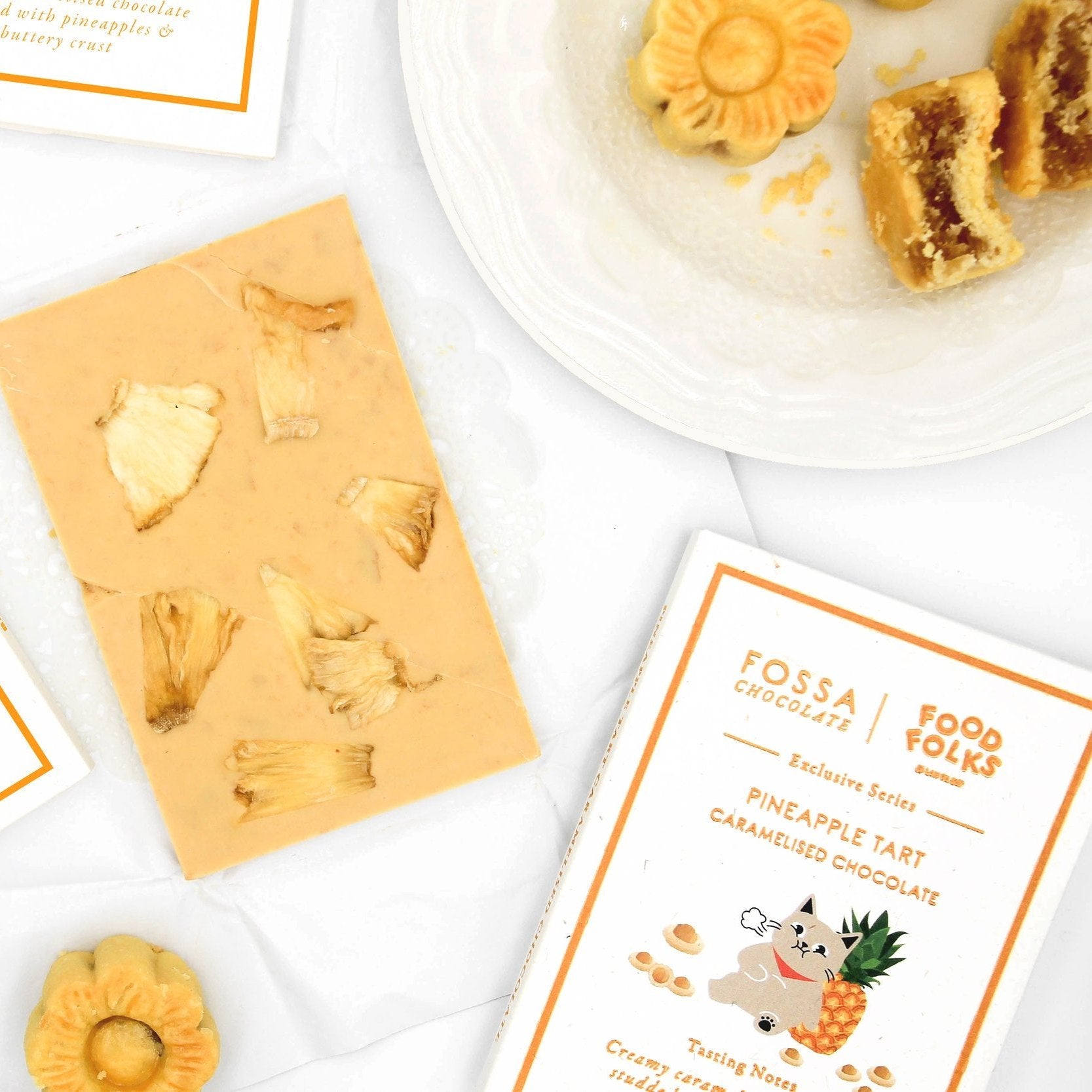 Fossa Caramelized White Chocolate Pineapple Tart - Limited Edition Gourmet Dessert | Perfect for Gifts, Parties & Holiday Treats