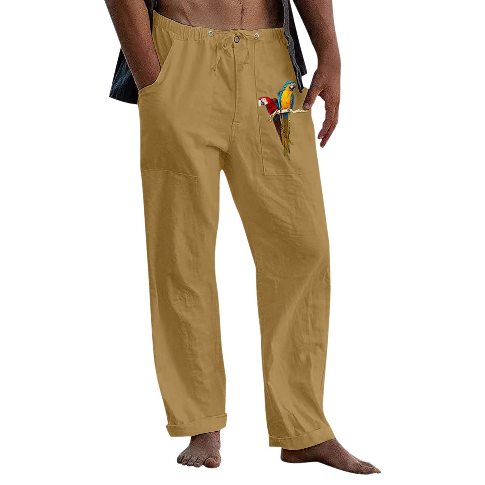 Men's Casual Solid Color Sport Pants - Custom Fit, Breathable Sweatpants & Chinos for Active Lifestyle | Comfortable XXL Slacks for Gym, Running, Travel & Everyday Wear