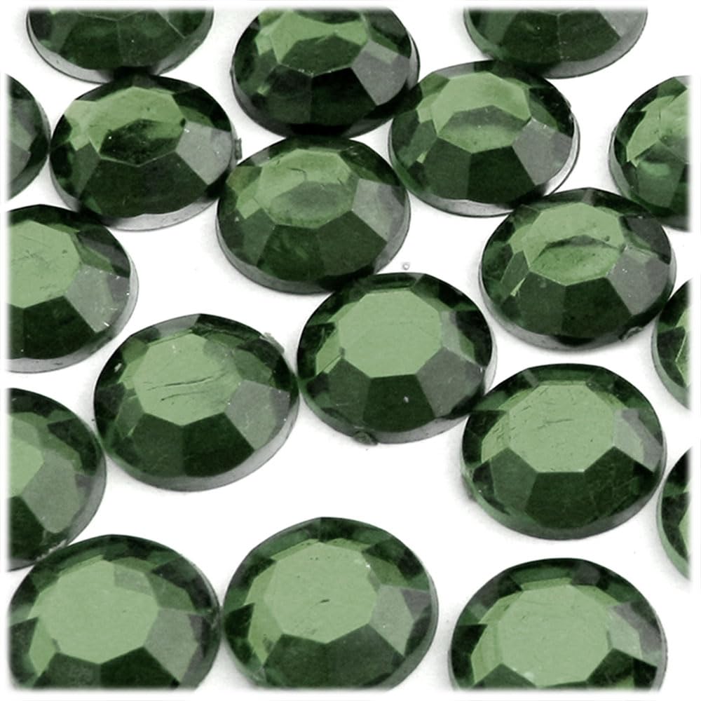 144-Piece 20mm Round Flatback Rhinestones in Beer Brown for DIY Crafts, Jewelry Making, and Home Decor - The Crafts Outlet