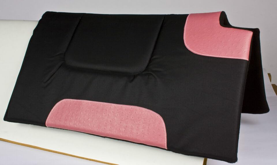 EQUIGEAR Western Horse Saddle Pad - Brown Barrel Racing Saddle Blanket for Trail Riding & Pleasure Riding | Comfortable & Durable for Horses