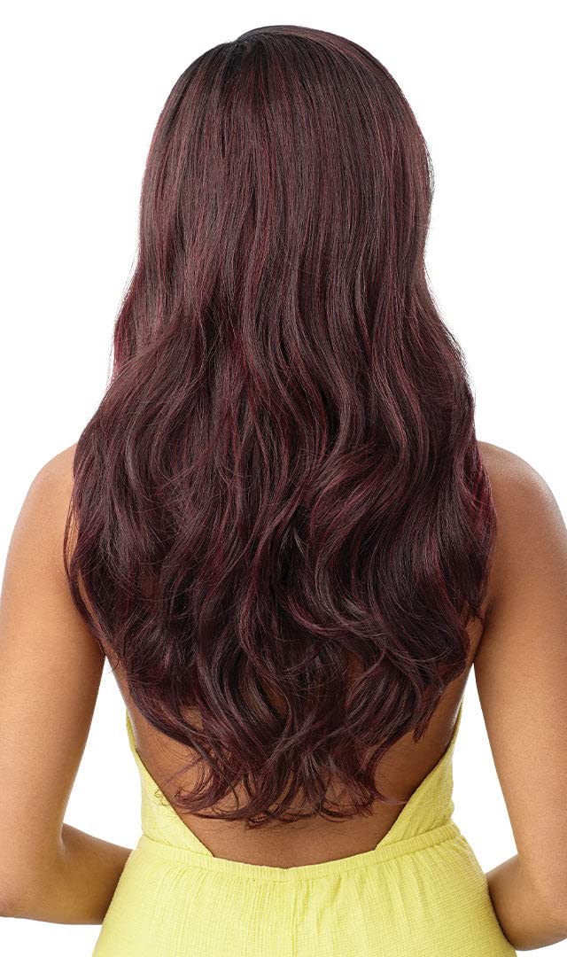 Outre The Daily Wig Lace Part Hand Tied ADALIA Synthetic Hair Wig - Natural Look for Everyday Wear | Perfect for Work, Parties & Special Occasions