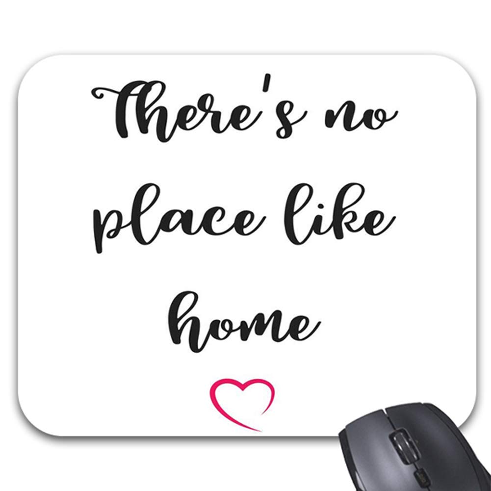 Stylish Home Sweet Home Mouse Pad - 9 x 7.5 Inch Non-Slip Office Desk Accessory for Computer, Laptop & Gaming - Perfect for Work, Study & Home Decor